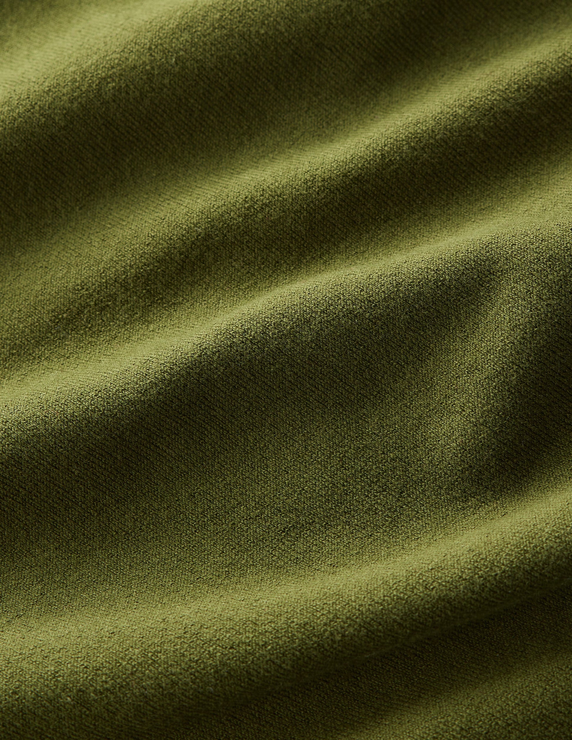 Camilla Cotton Crew Jumper-Forest Green-7