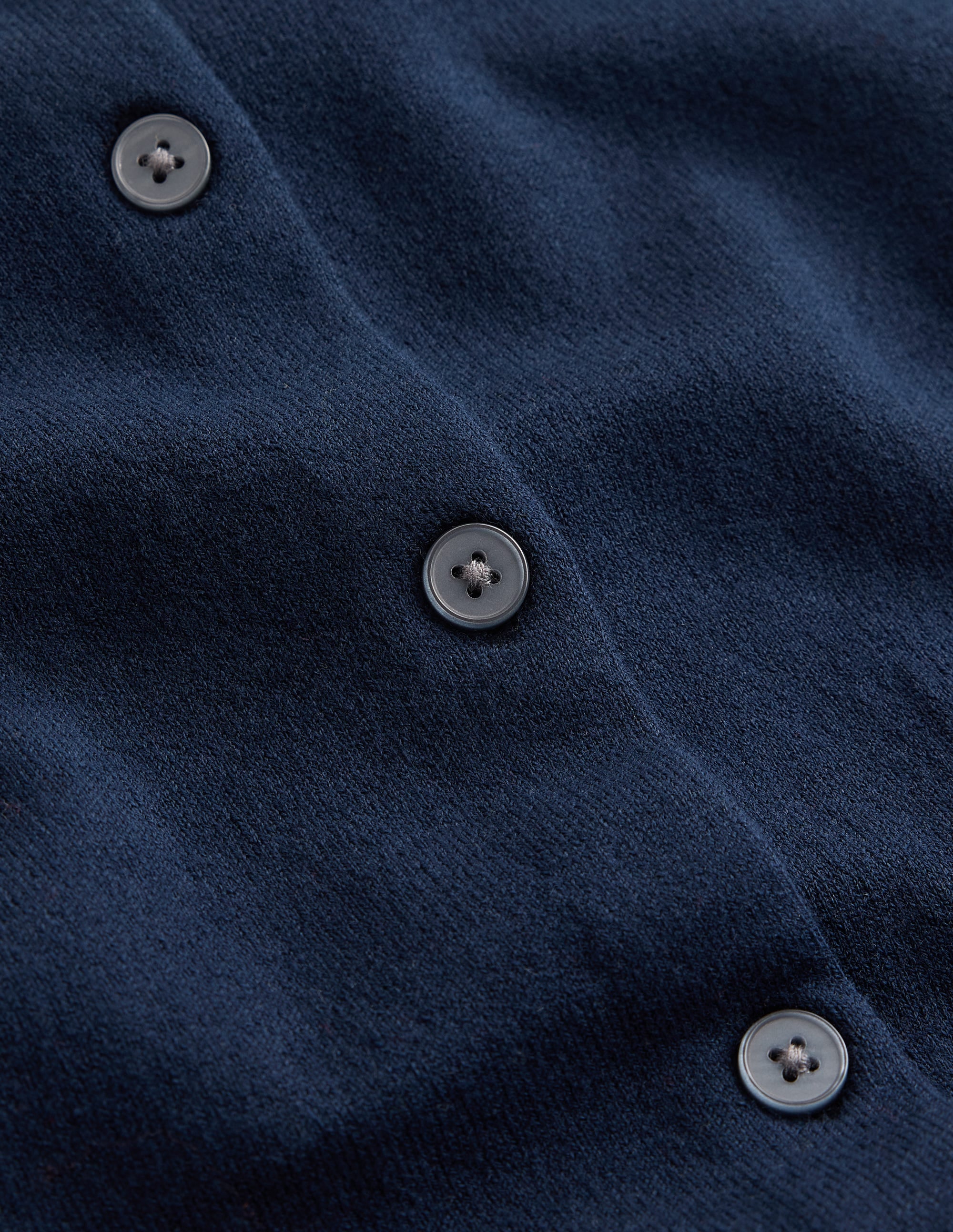 Camilla Cotton Crew Cardigan-Navy - Image 8