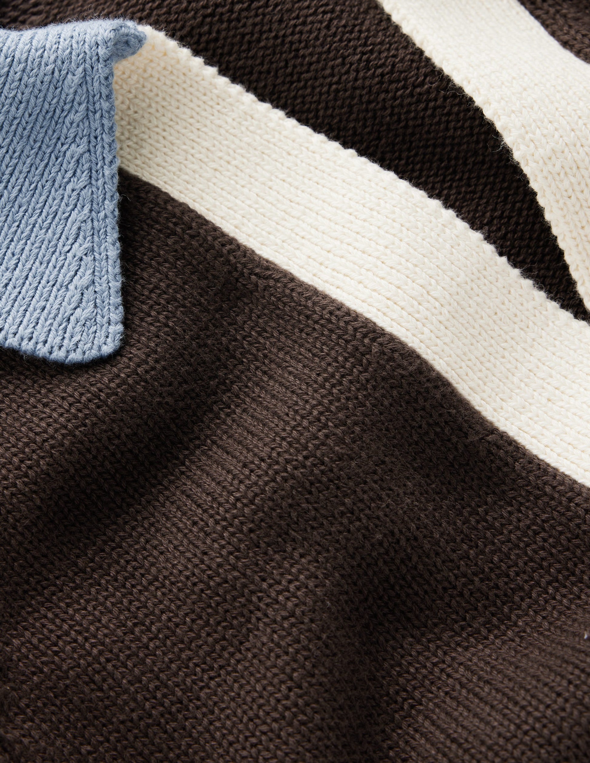 Lucy Cotton Henley Jumper-Bitter Chocolate-7