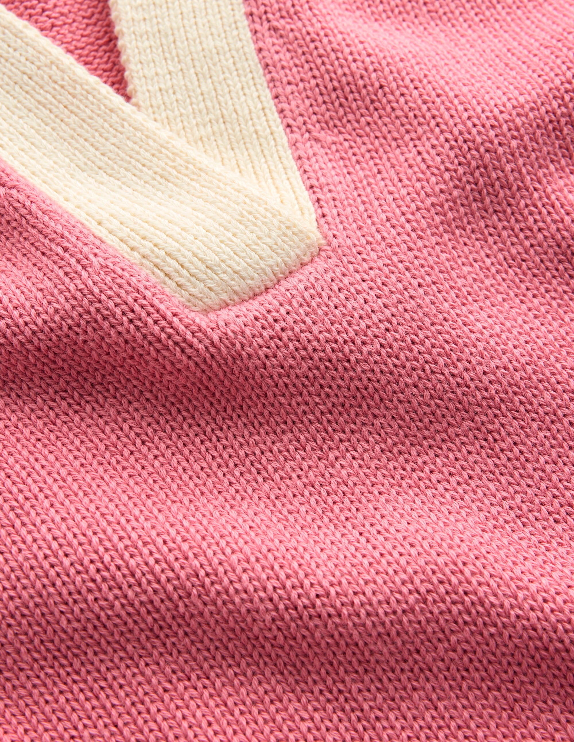 Lucy Cotton Henley Jumper-Forminca Pink - Image 6