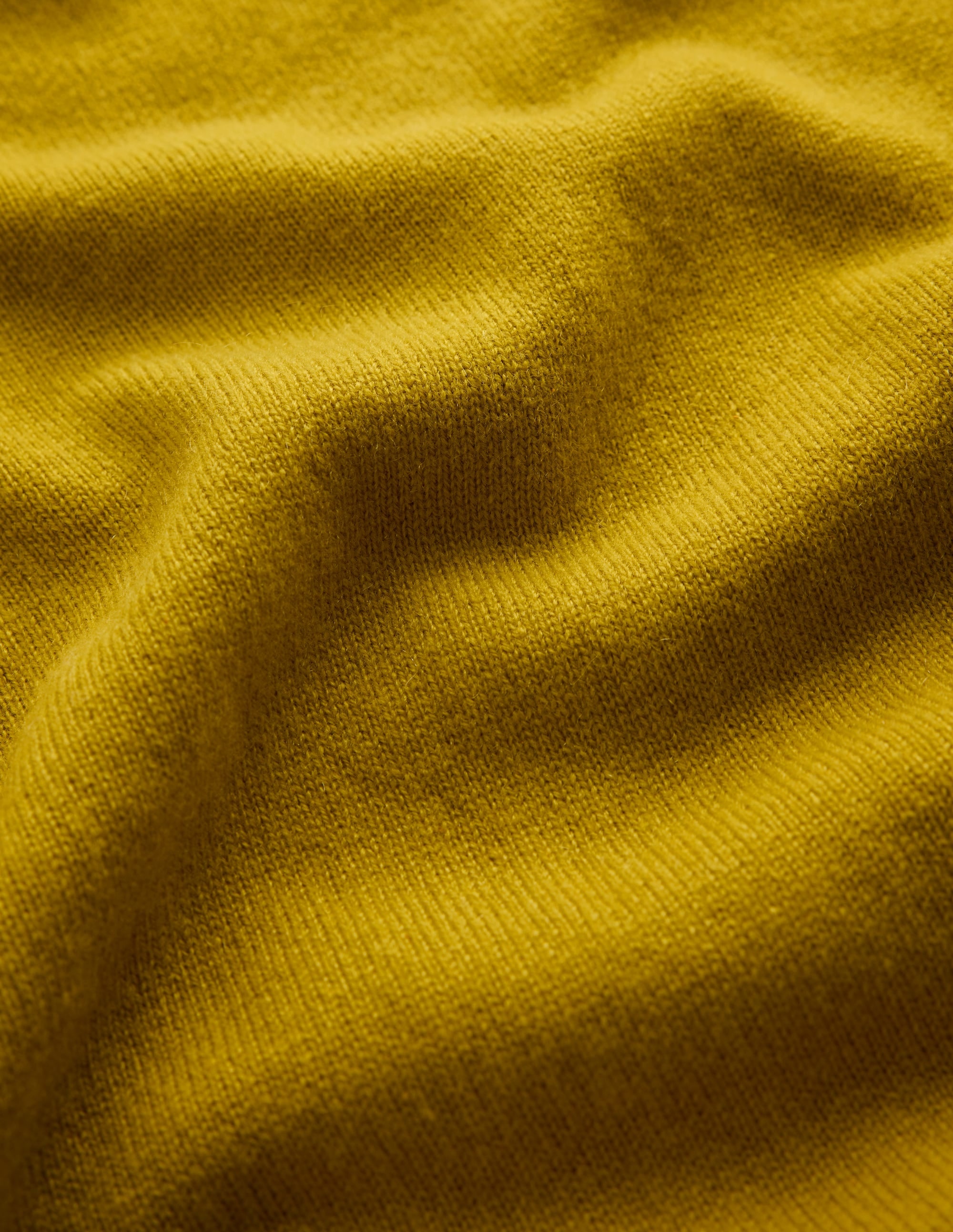 Elsie Cashmere Crew Jumper-Spiced Yellow - Image 7