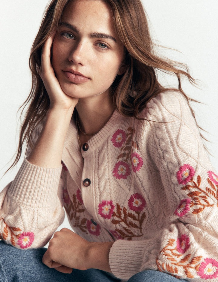 Cable Knitted Cardigan