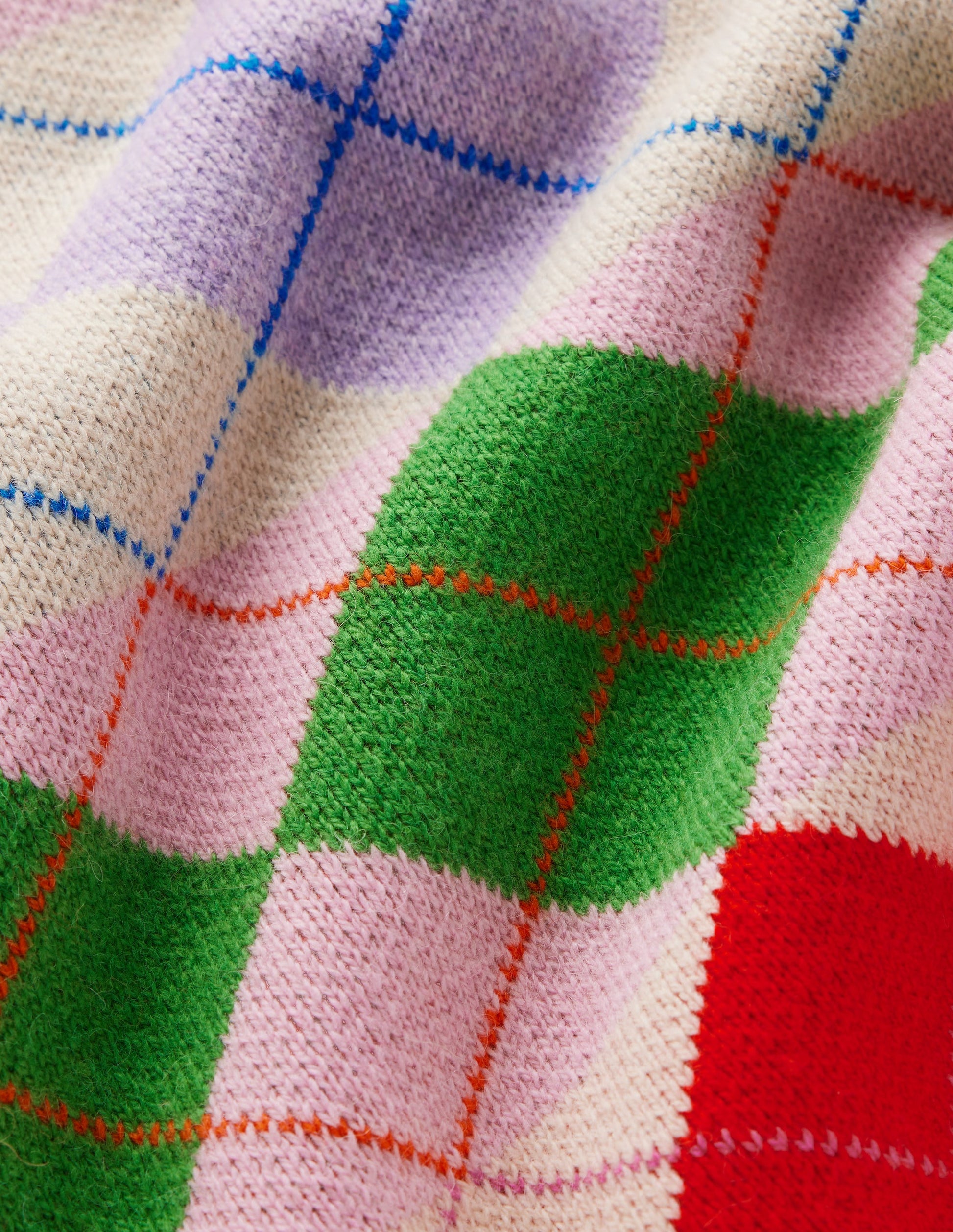 Ariadne Alpaca Blend Jumper-Multi Argyle-9