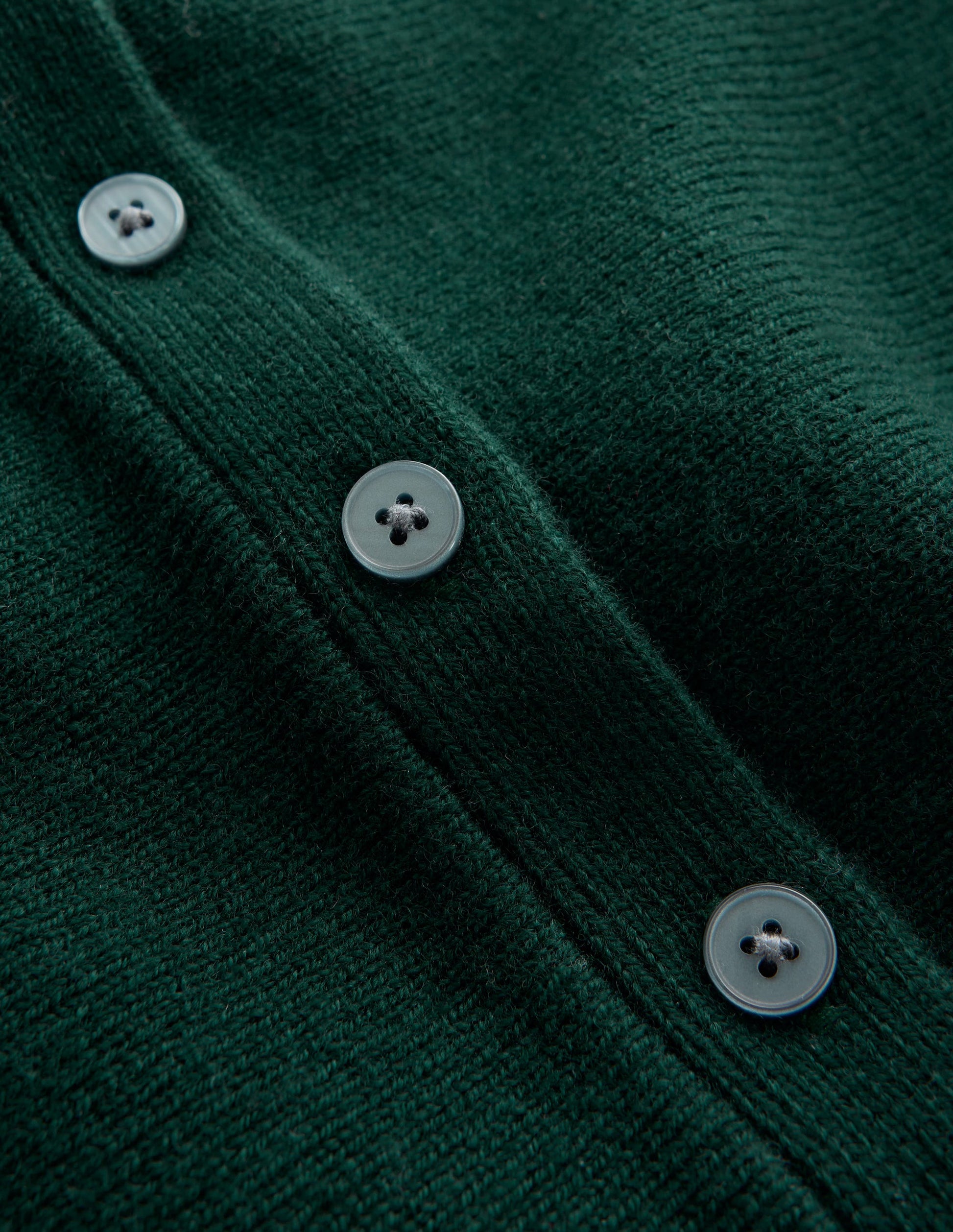 Fitted Wool Peplum Cardigan-Sea moss-7