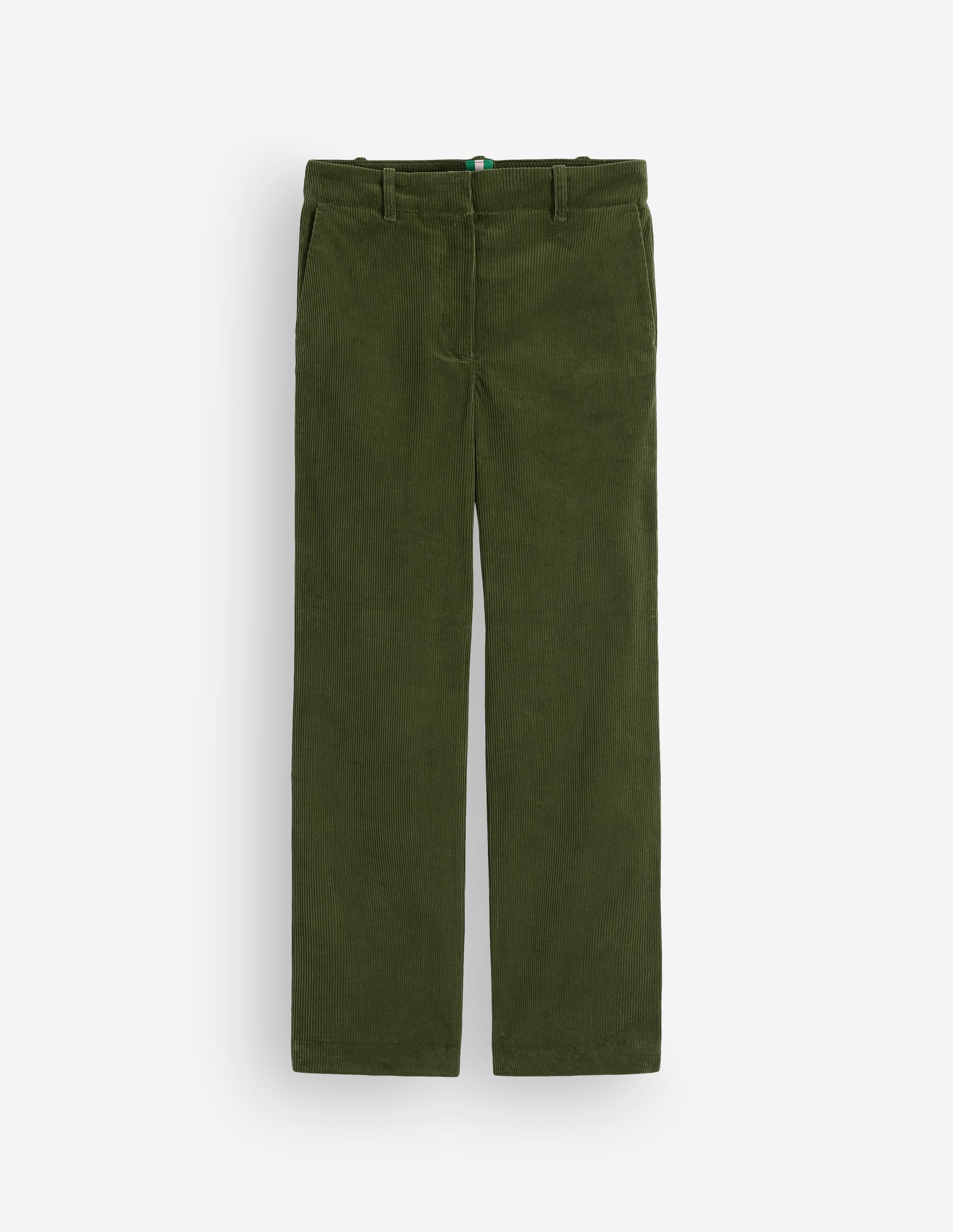 Canonbury Cord Trousers-Forest Green - Image 6