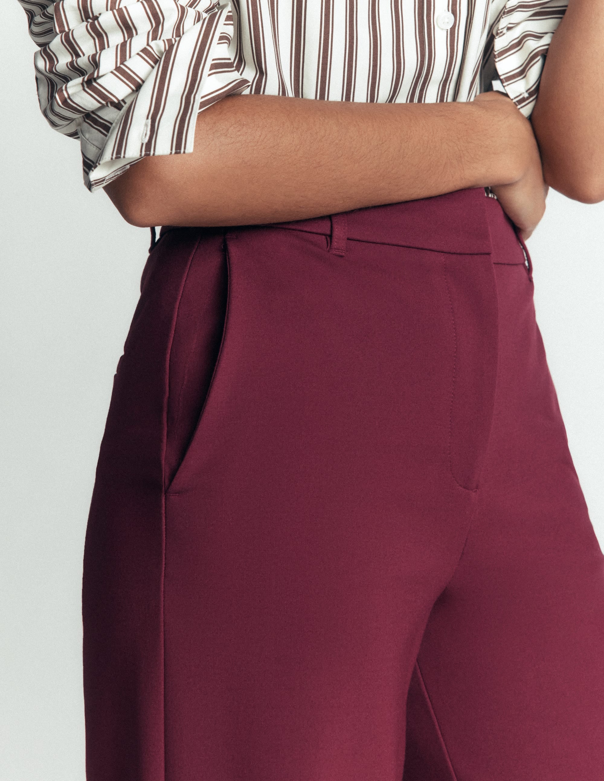 Belgravia Ponte Trousers-Deep Wisteria - Image 3