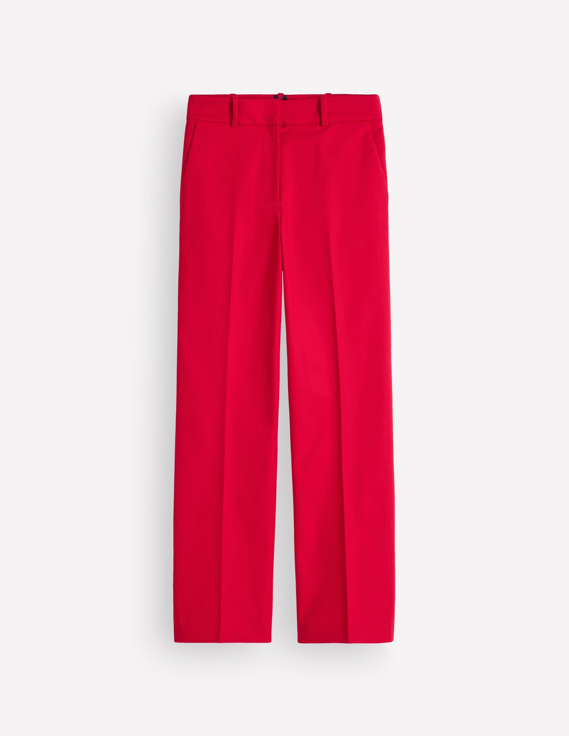 Canonbury Cotton 7/8 Trousers-Salsa Red-6