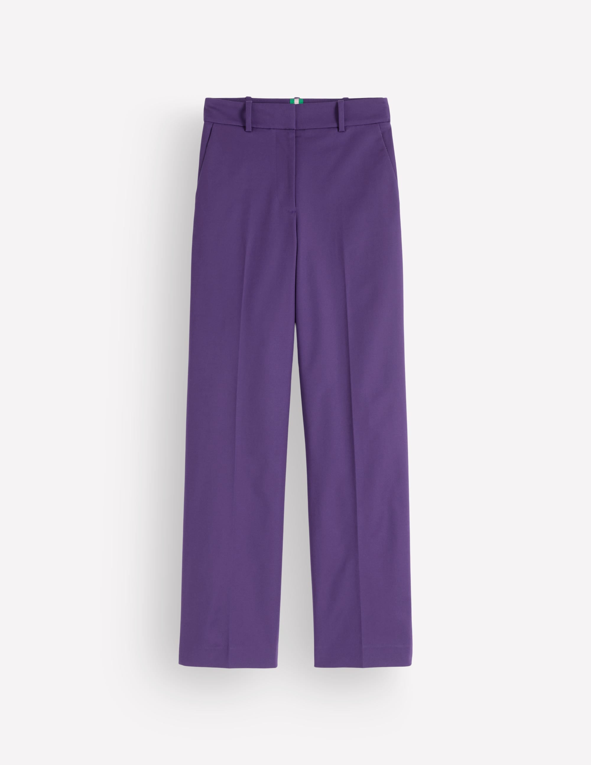 Canonbury Cotton Trousers-Deep Grape - Image 7