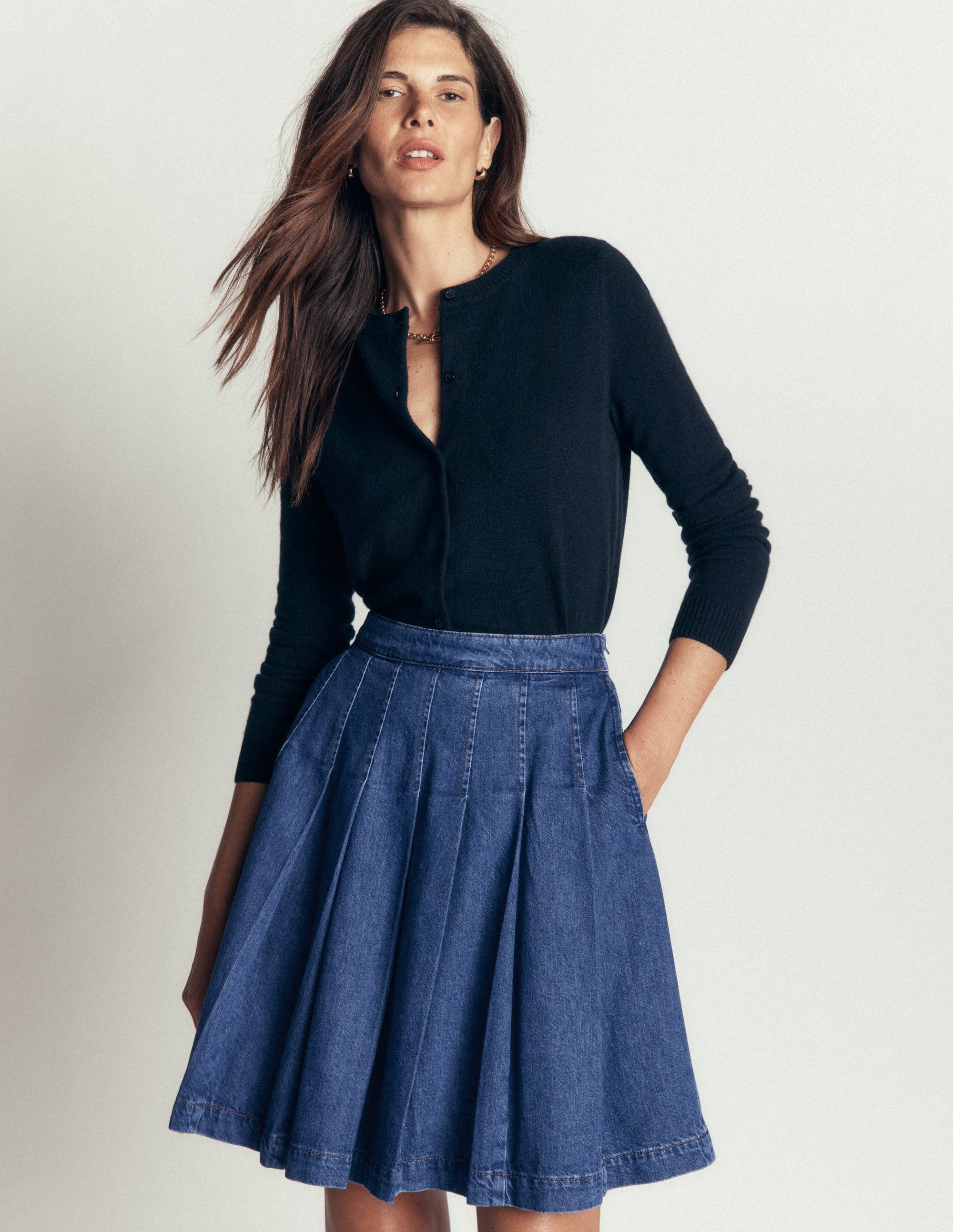 Aya Denim Skirt-Mid Vintage - Image 4