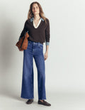 High Rise Wide Leg Jeans-Mid Vintage