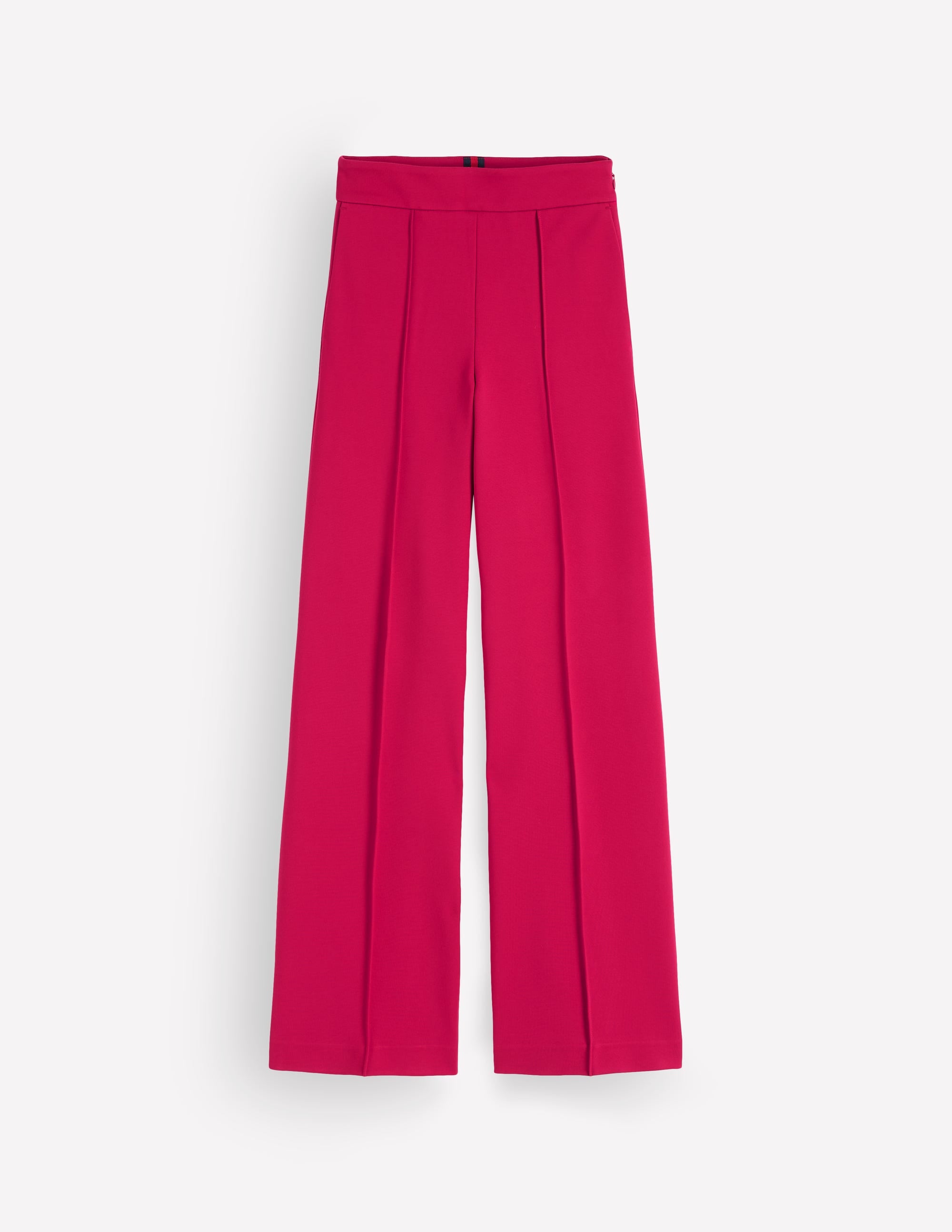 Straight Leg Ponte Trousers-Pomegranate - Image 6
