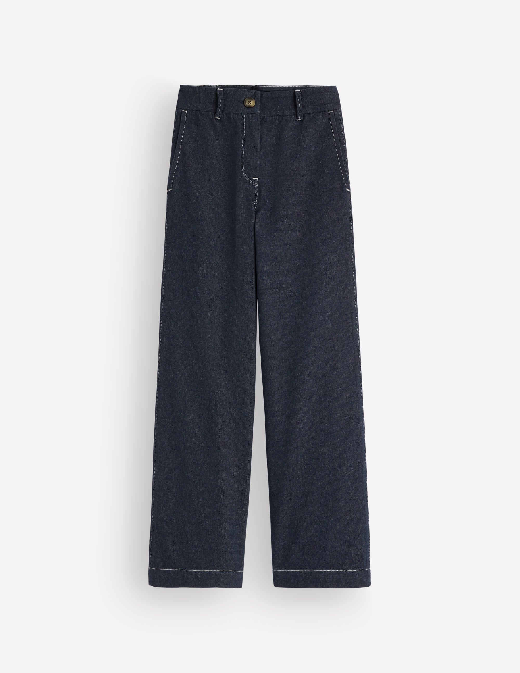 Belgravia Twill Trousers-Indigo - Image 7