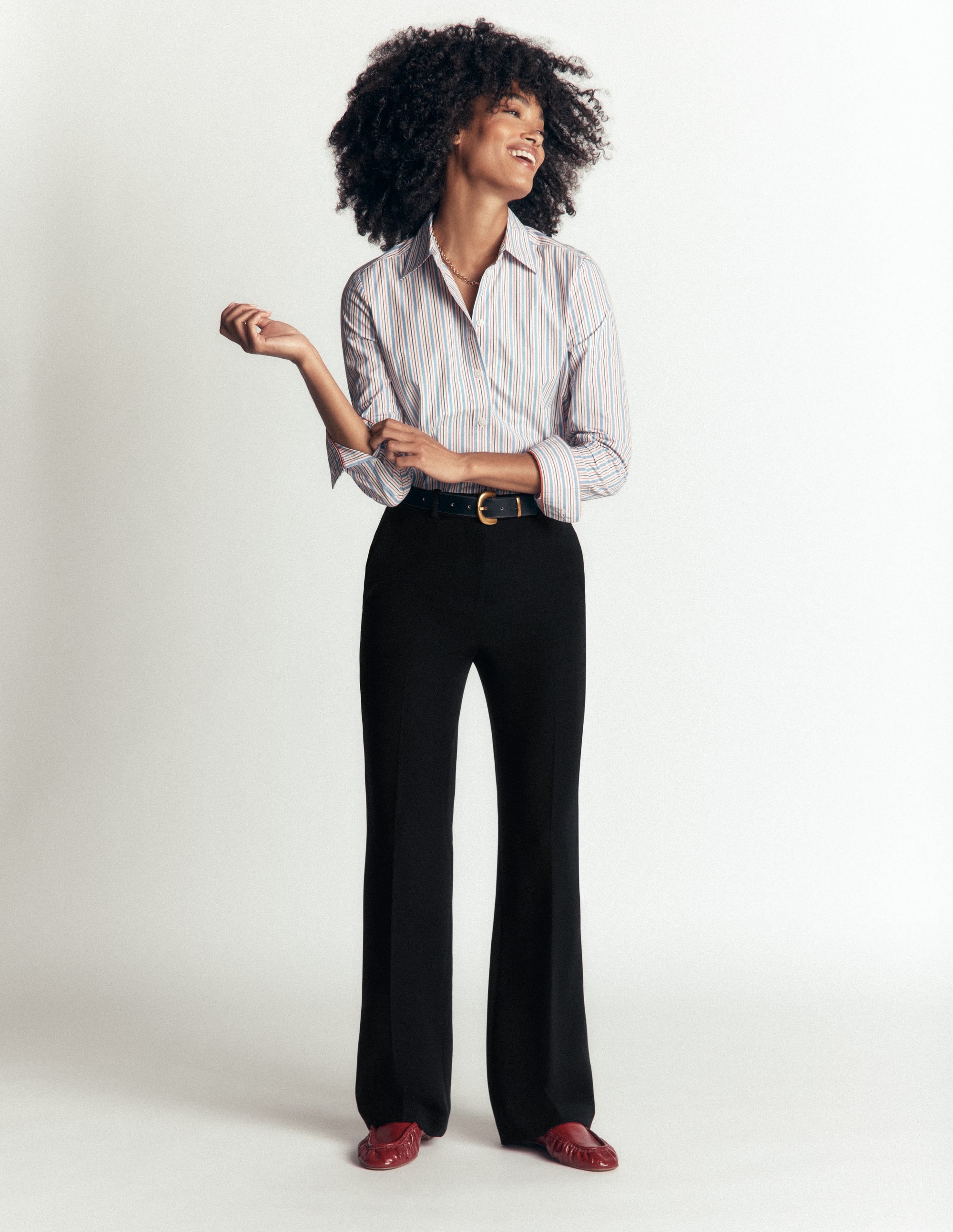 Fitzrovia Tailored Trousers-Black - Image 1