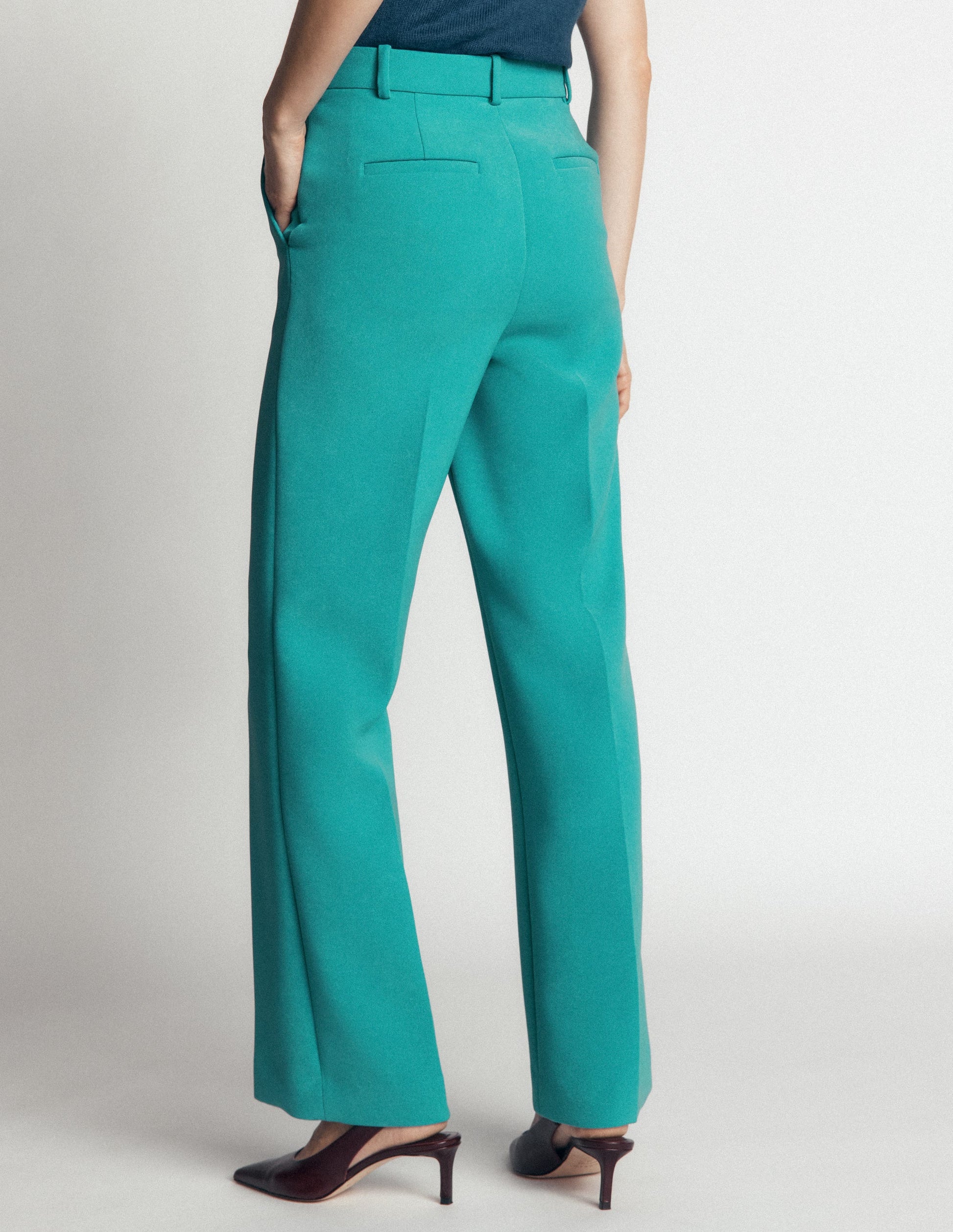 Fitzrovia Tailored Trousers-Glaze Blue-3