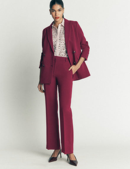 Fitzrovia Tailored Trousers-Deep Wisteria