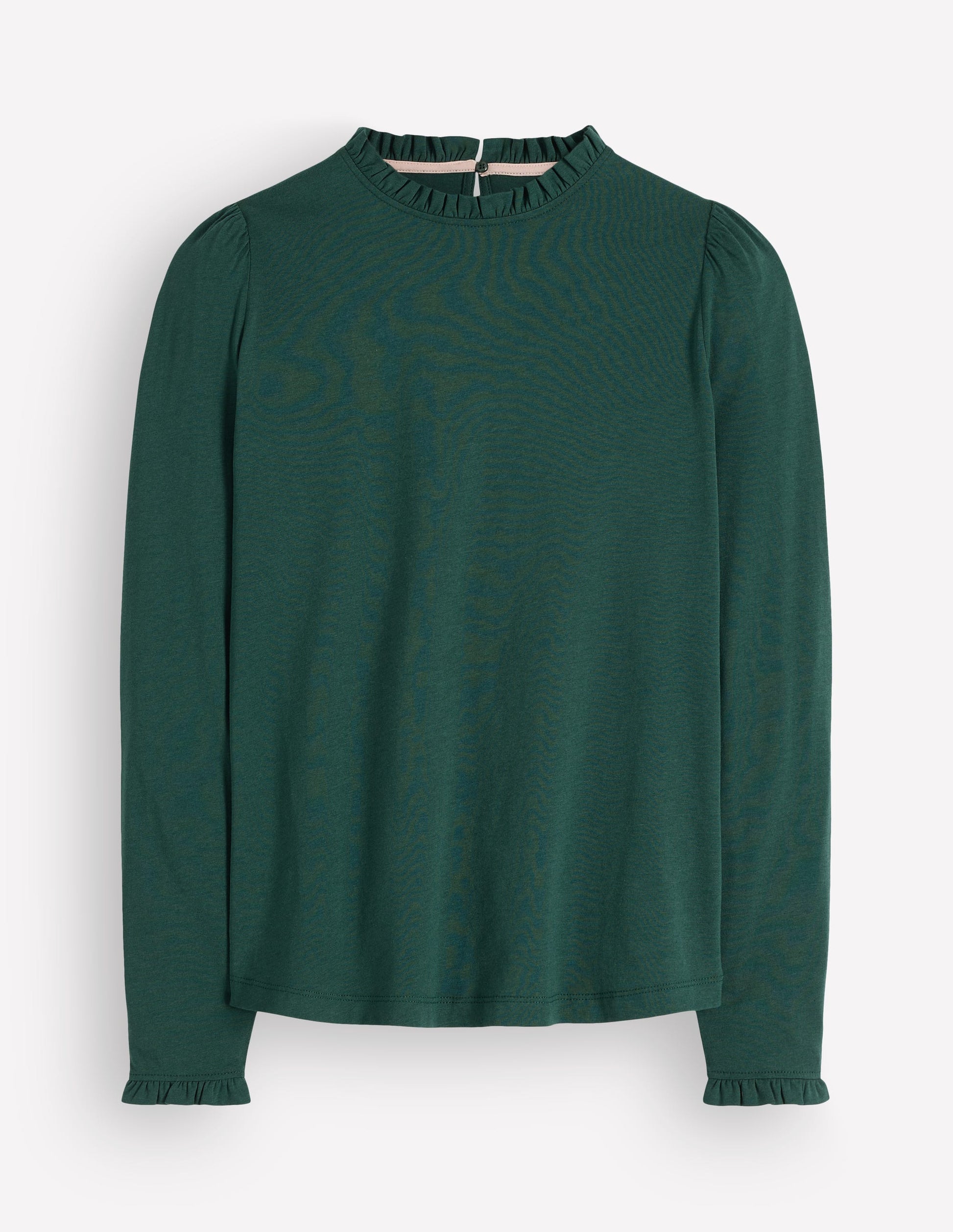 Supersoft Frill Detail Top-Midnight Teal-5