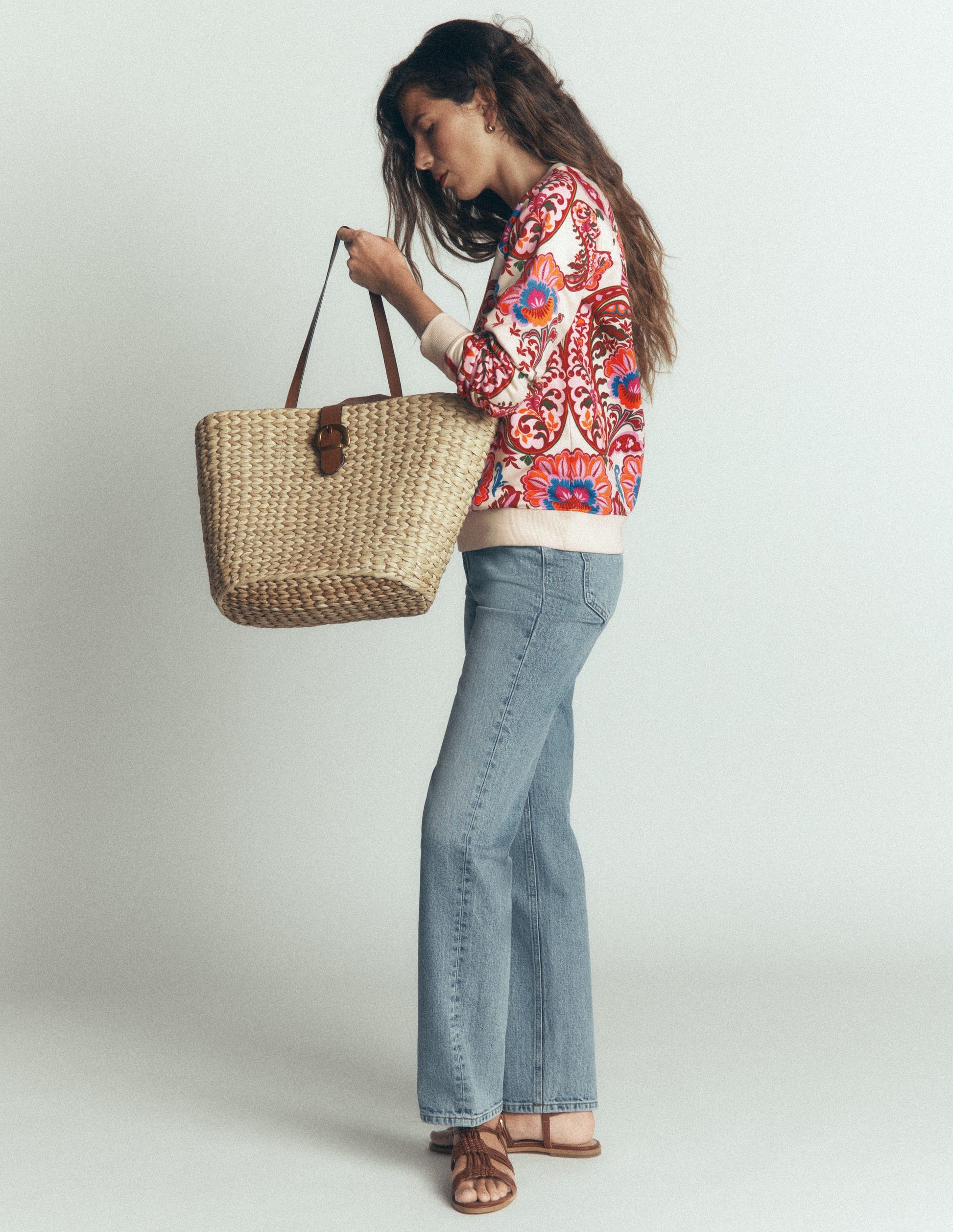 Emi Printed Sweatshirt-Multi, Bohemia Dream-4