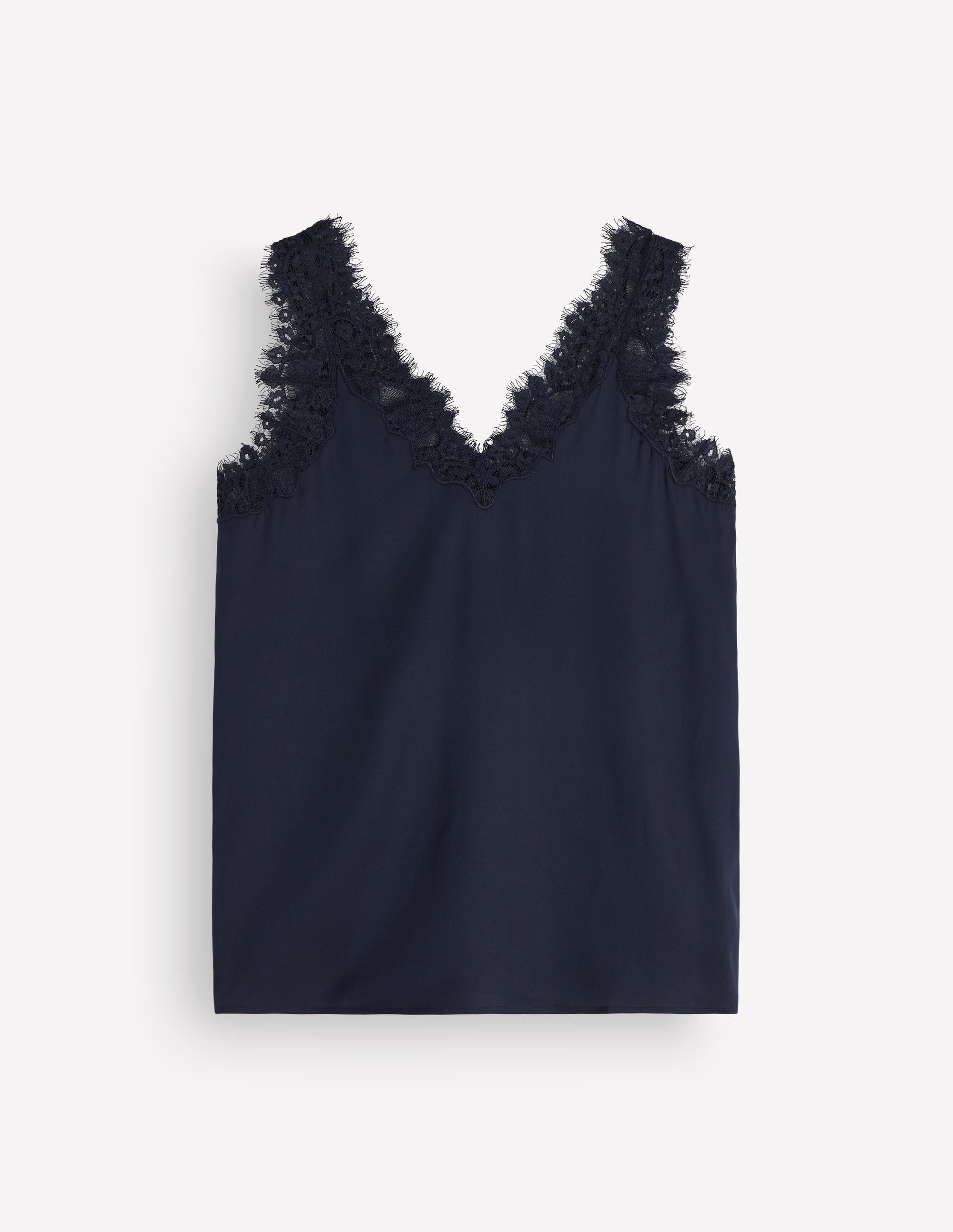 Ara Silk Blend Lace Cami-French Navy - Image 5