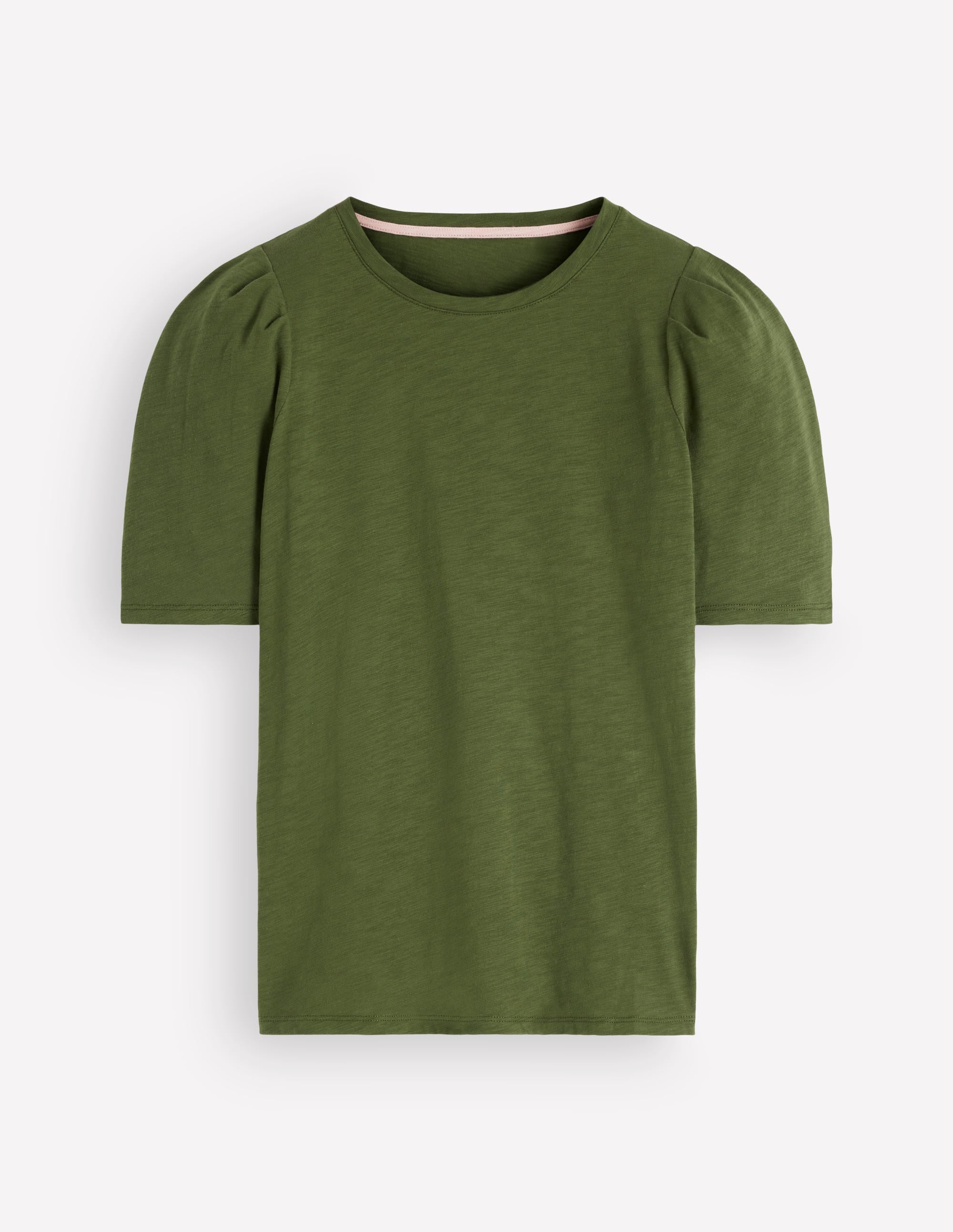 Sophie Puff Sleeve T-shirt-Brunswick Green - Image 6