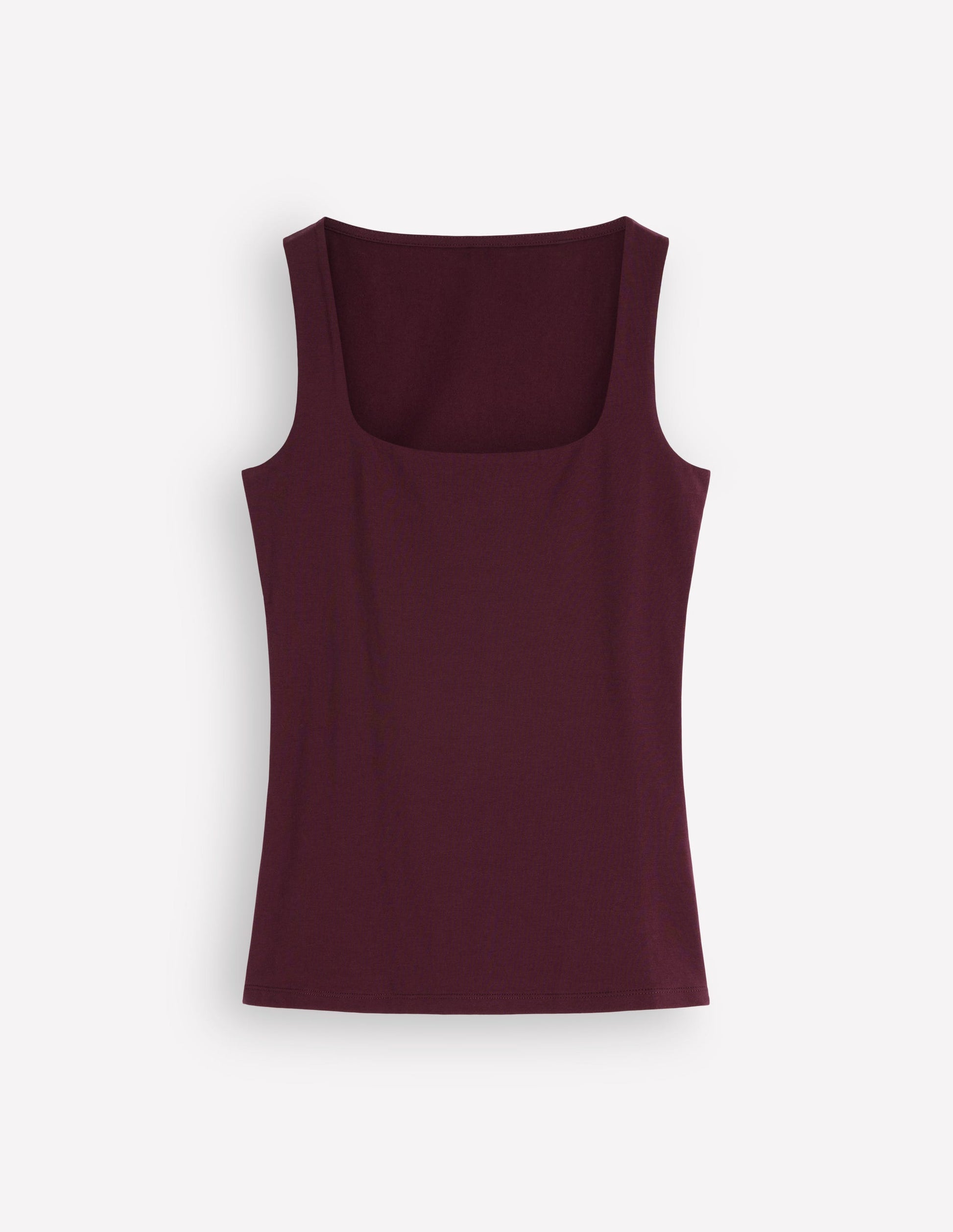 Brooke Double Layer Vest-Dark Cherry-4
