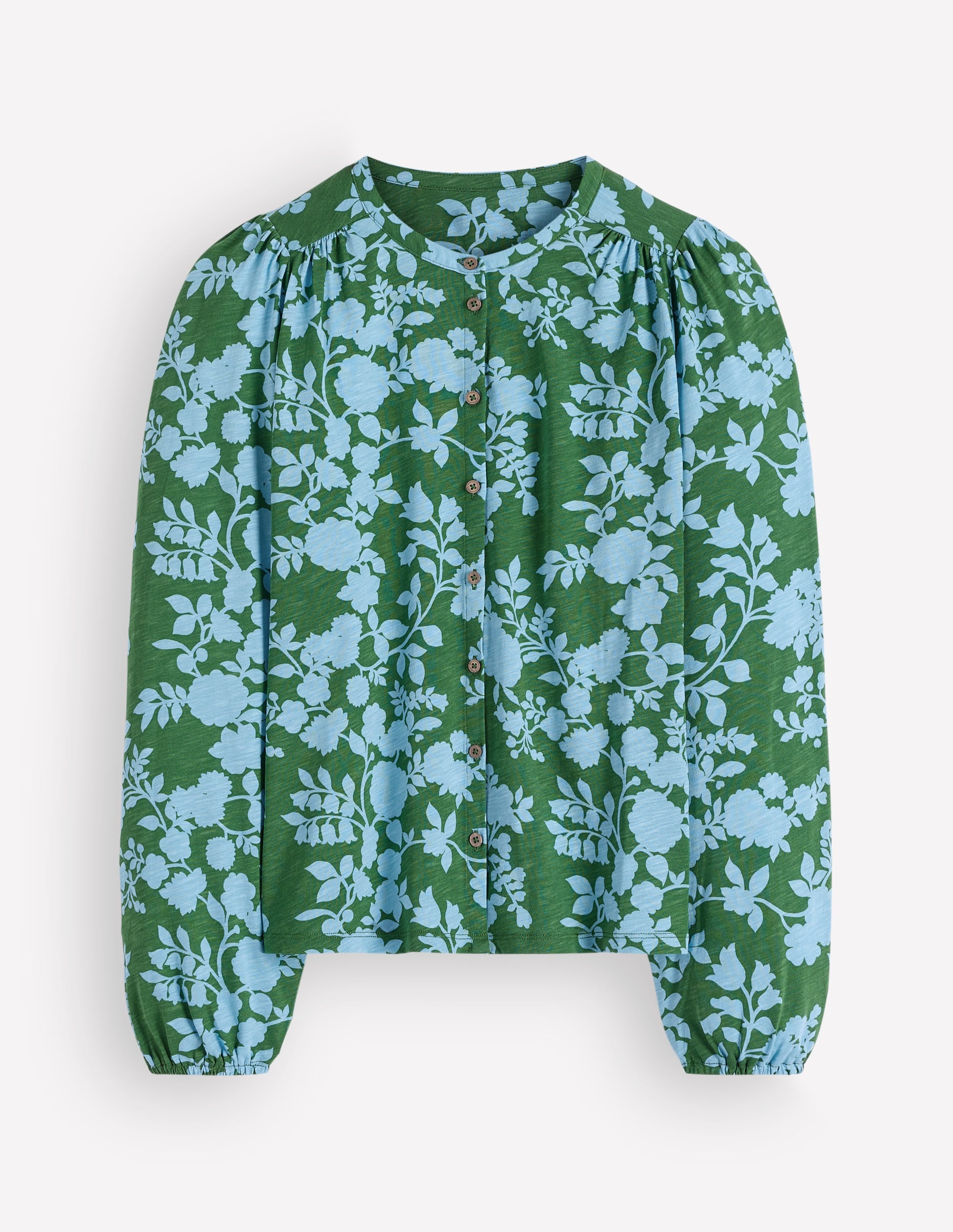 Ara Jersey Shirt-Alpine Green, Bouquet Breeze - Image 6