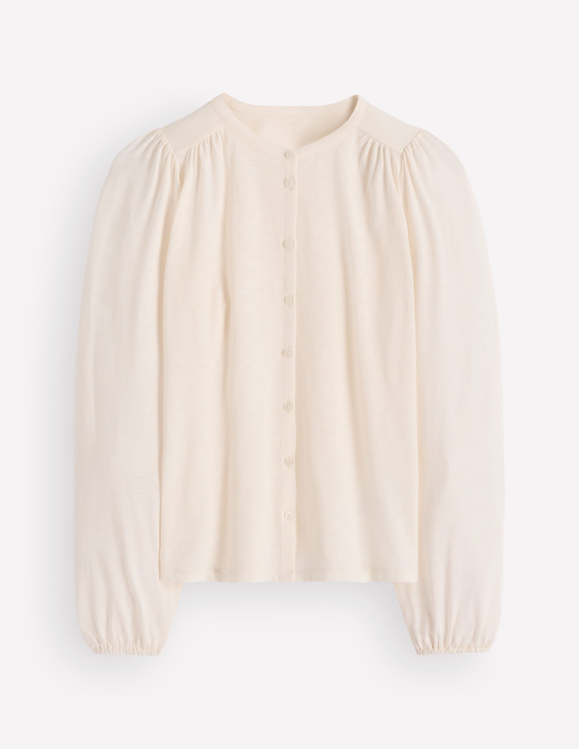 Ara Jersey Shirt-Ivory - Image 6