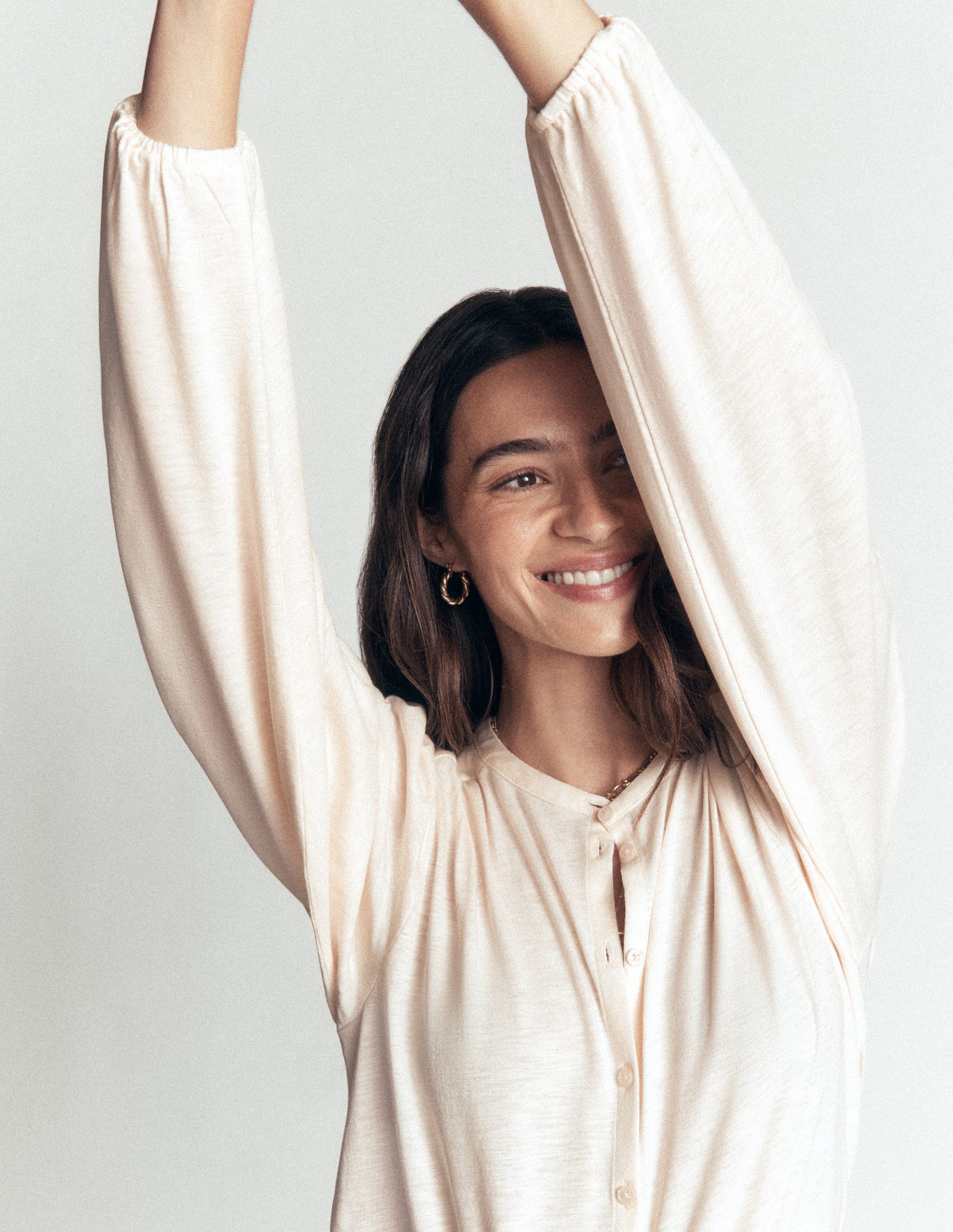 Ara Jersey Shirt-Ivory-5