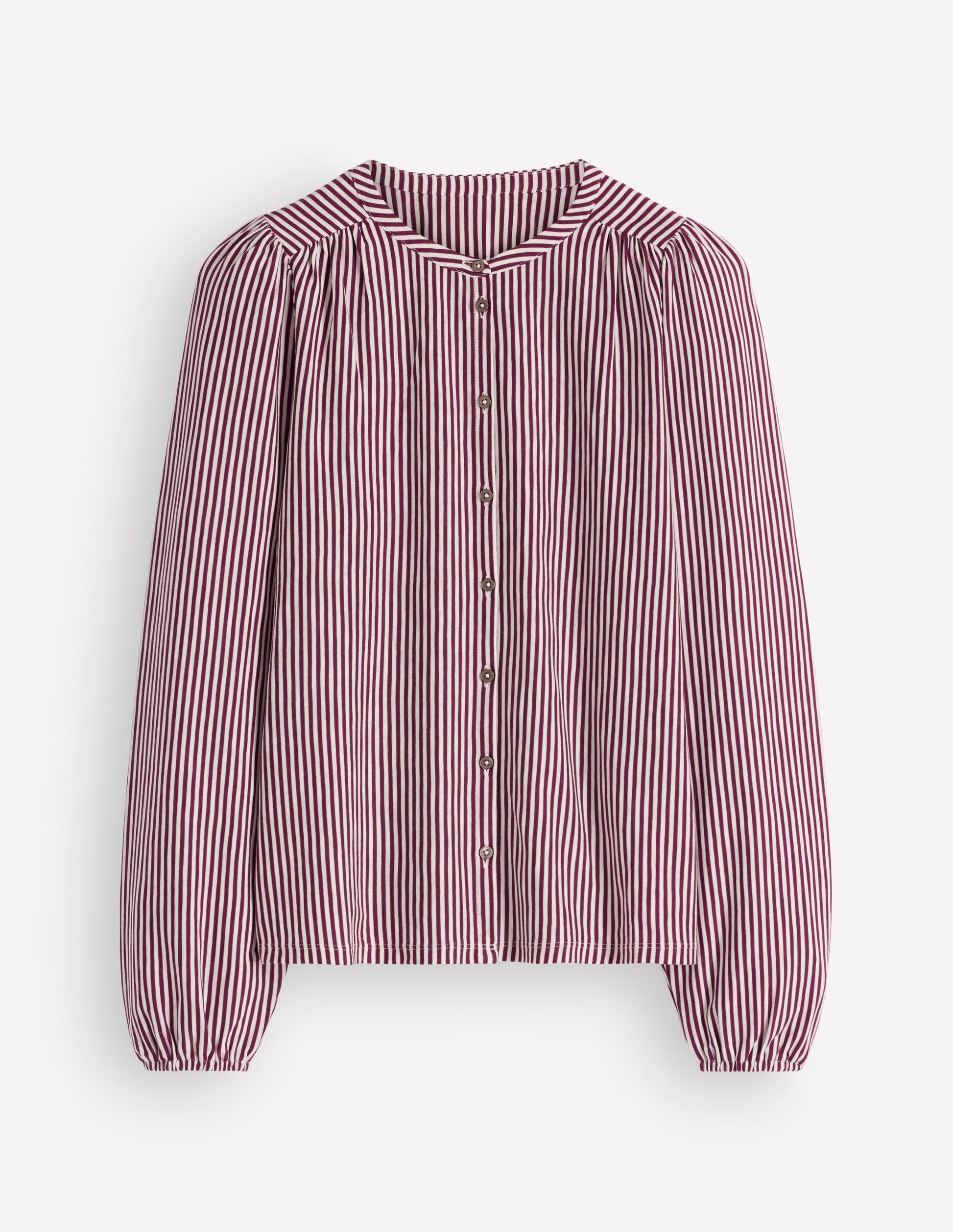 Ara Jersey Shirt-Maroon Banner/ Ivory-7
