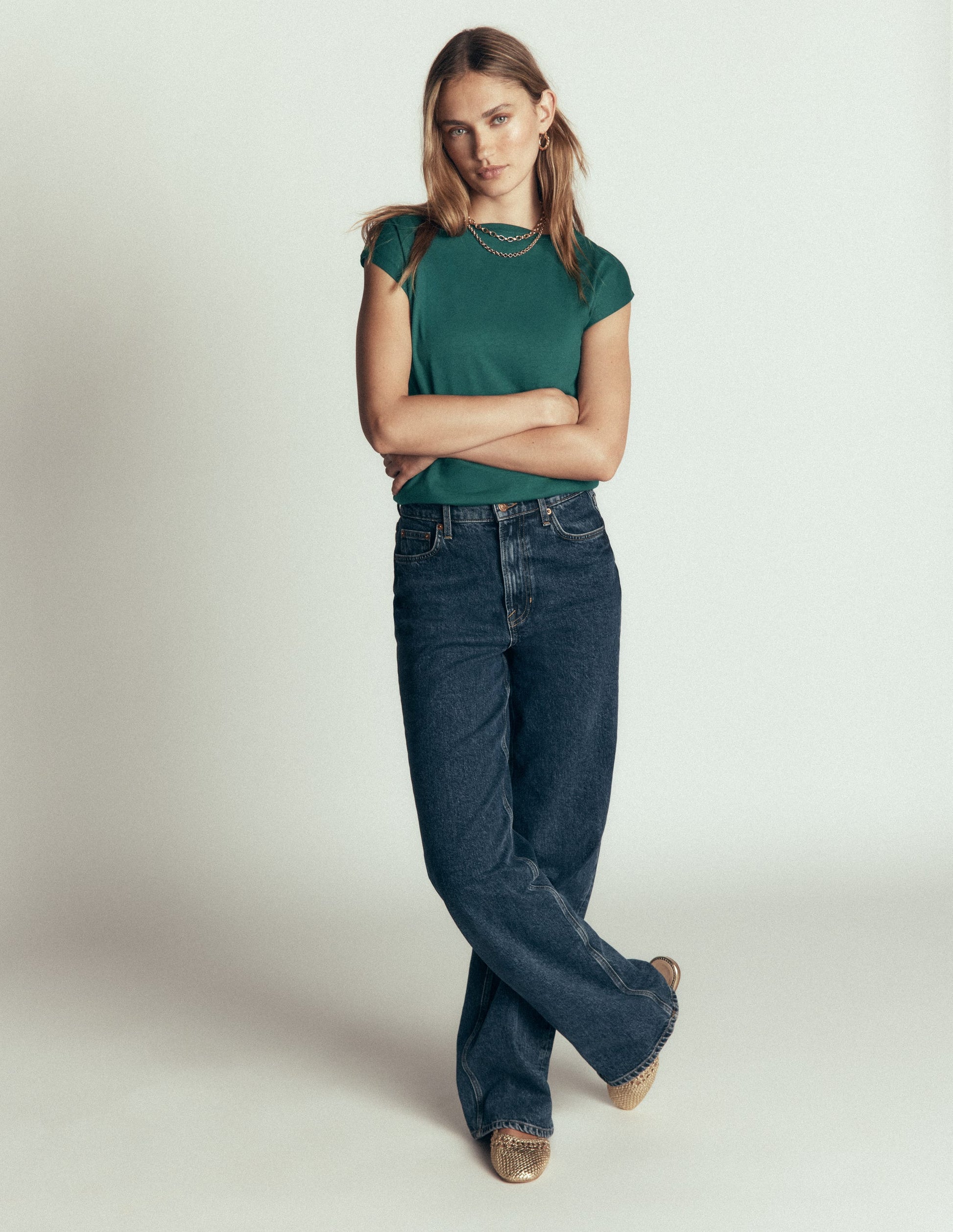 Supersoft Slash Neck T-Shirt-Midnight Teal-4