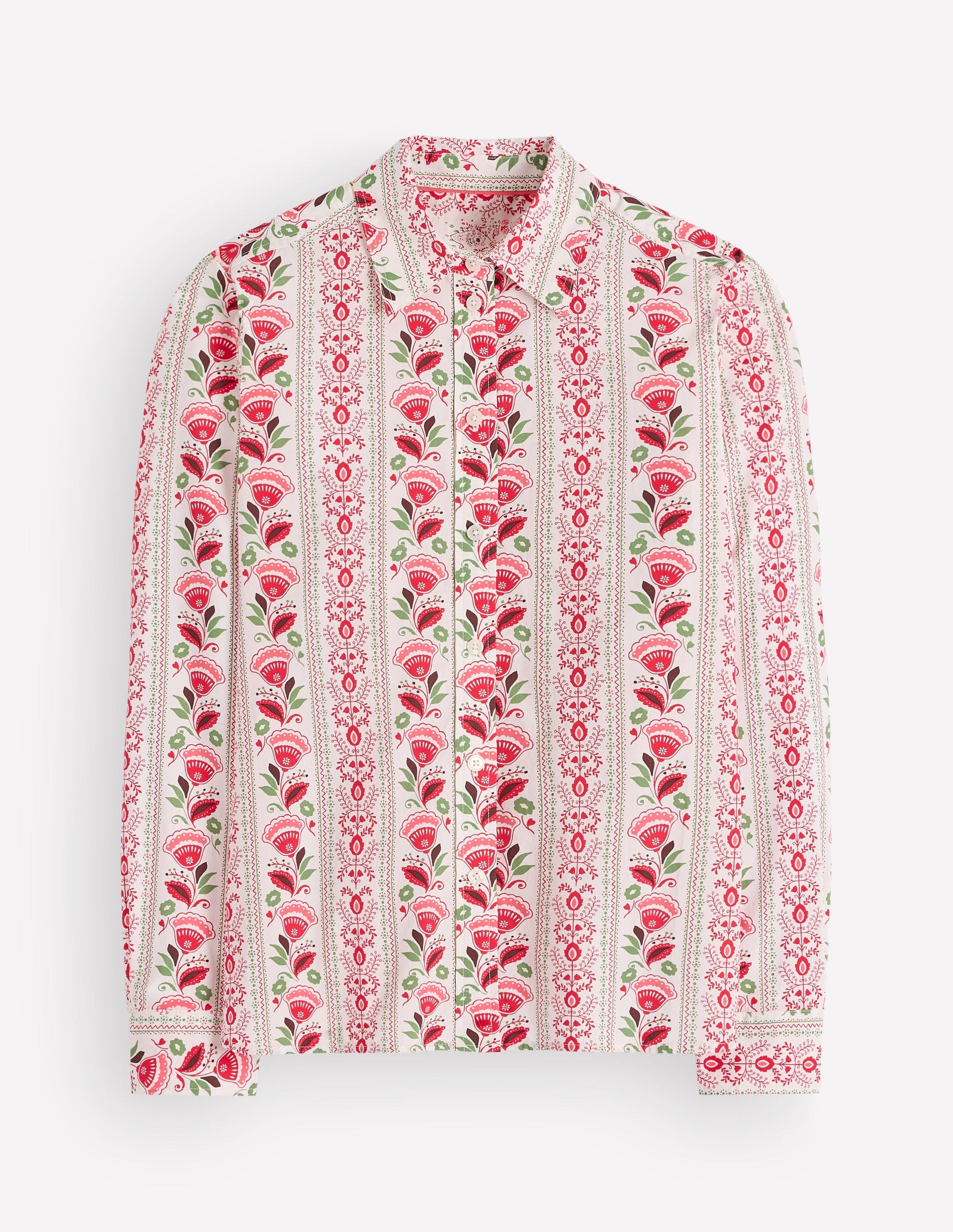 The New Sienna Cotton Shirt-Ivory, Petal Trail-6