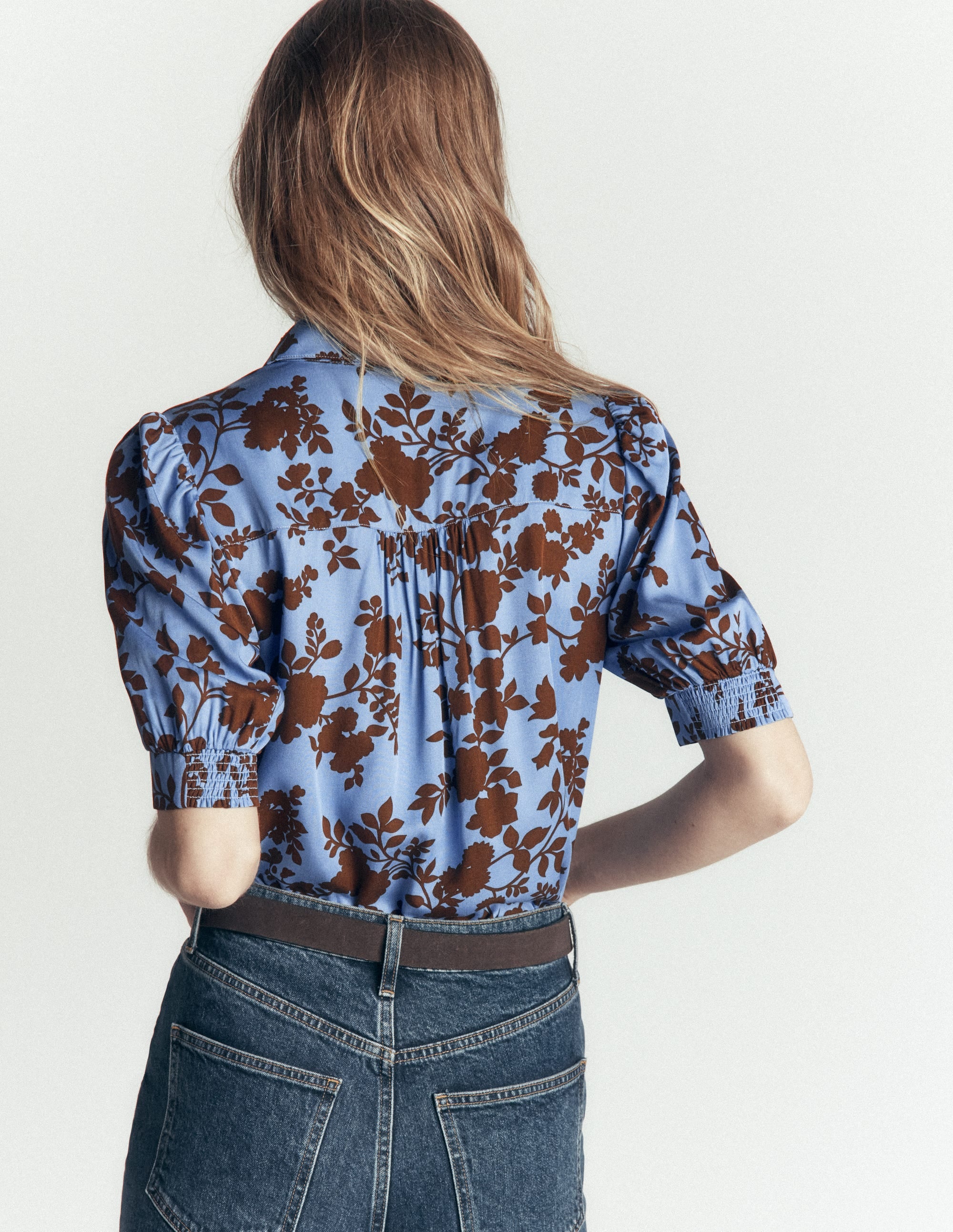 Penelope Viscose Top-Forget Me Not, Bouquet Breeze - Image 3