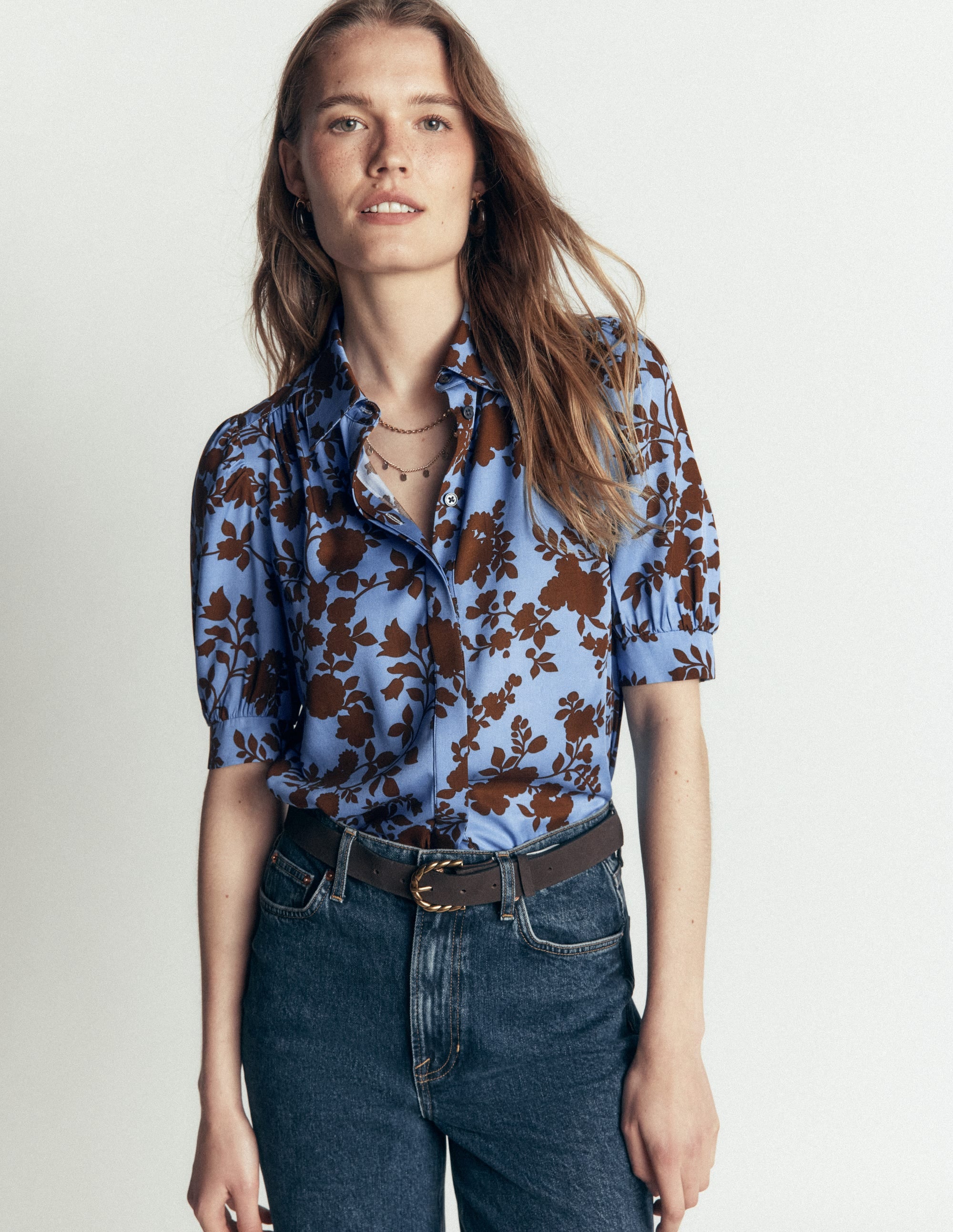 Penelope Viscose Top-Forget Me Not, Bouquet Breeze - Image 5
