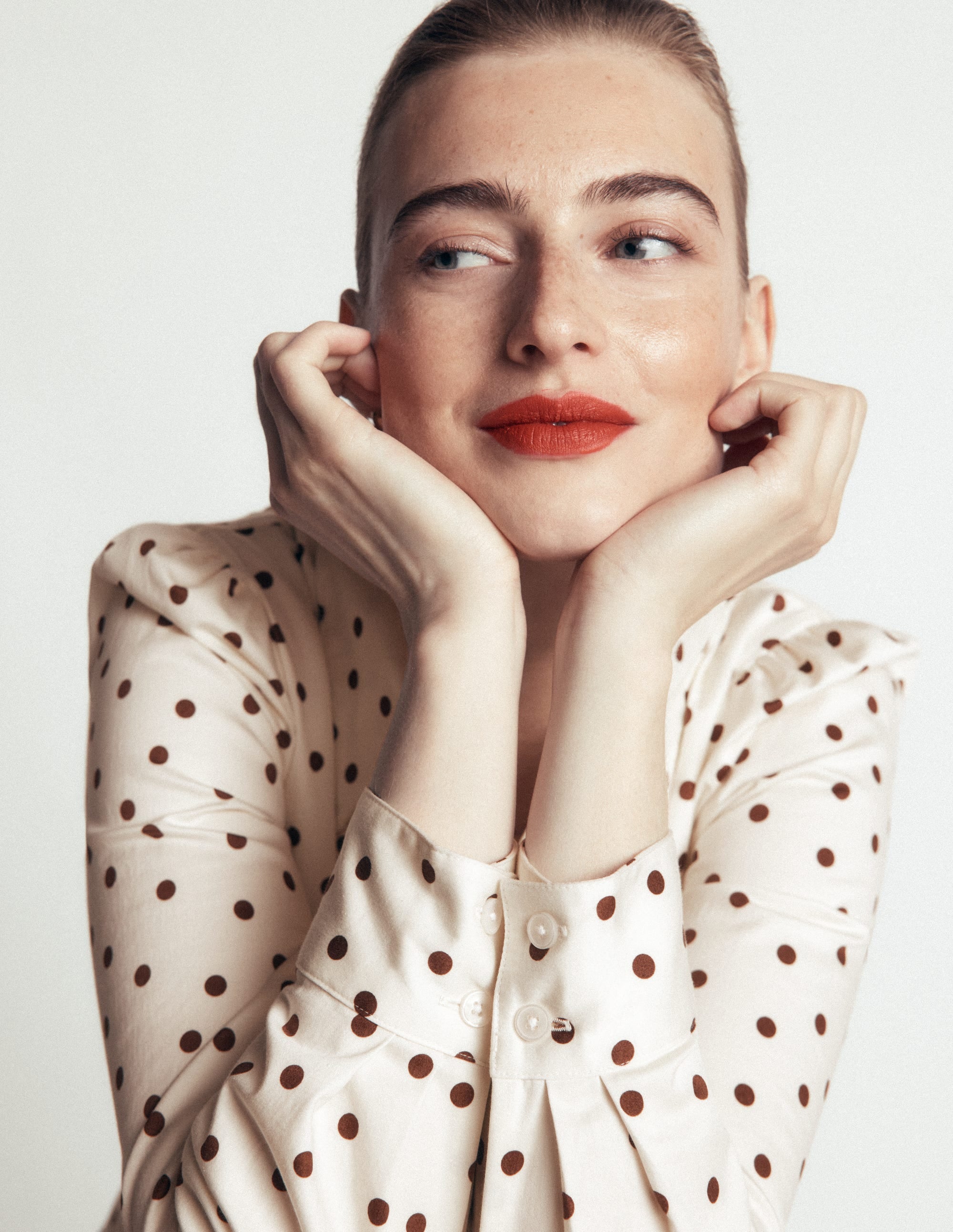 Julia Darted Cotton Shirt-Ivory, Boden Spot - Image 2