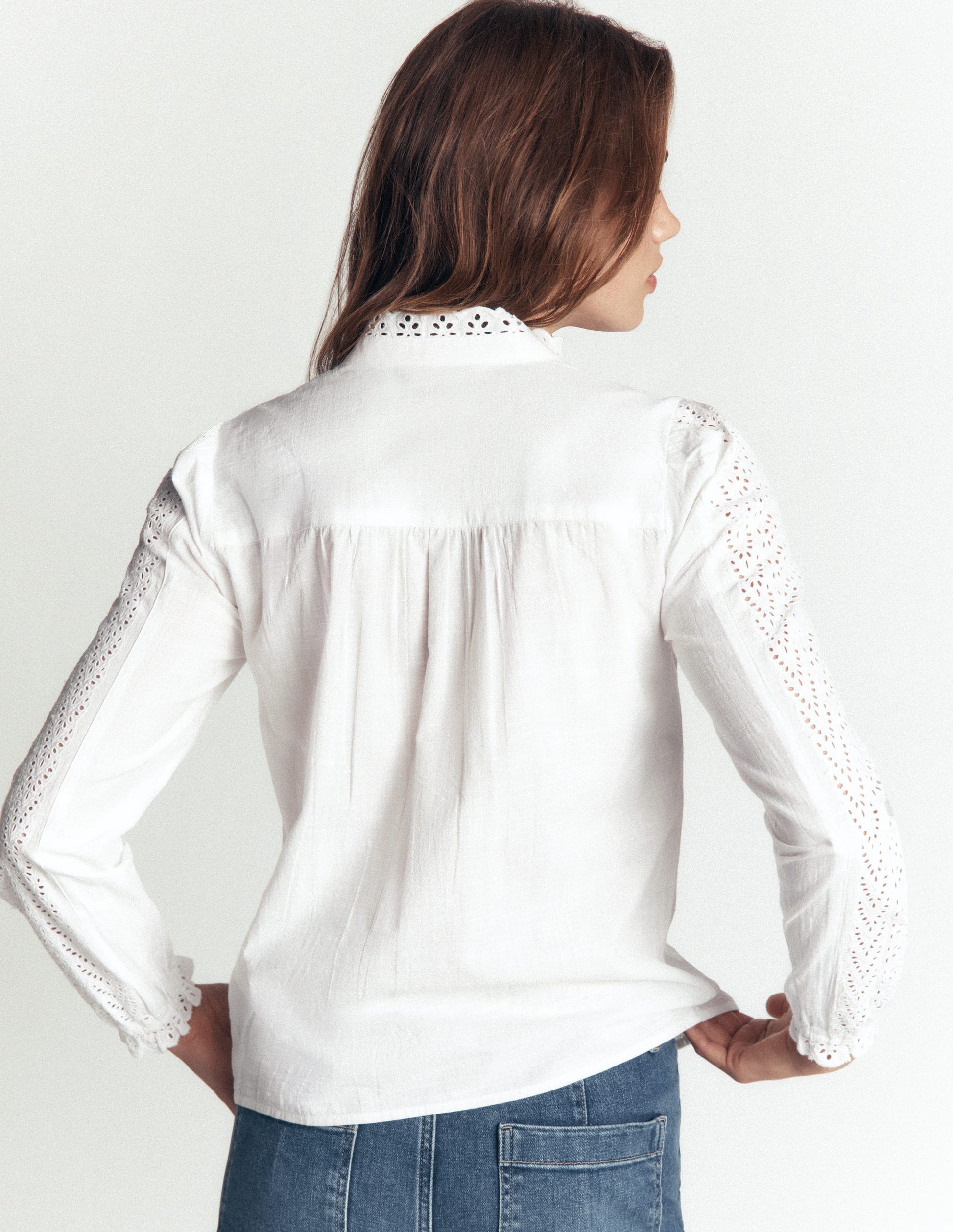 Cotton Broderie Top-Ivory-3
