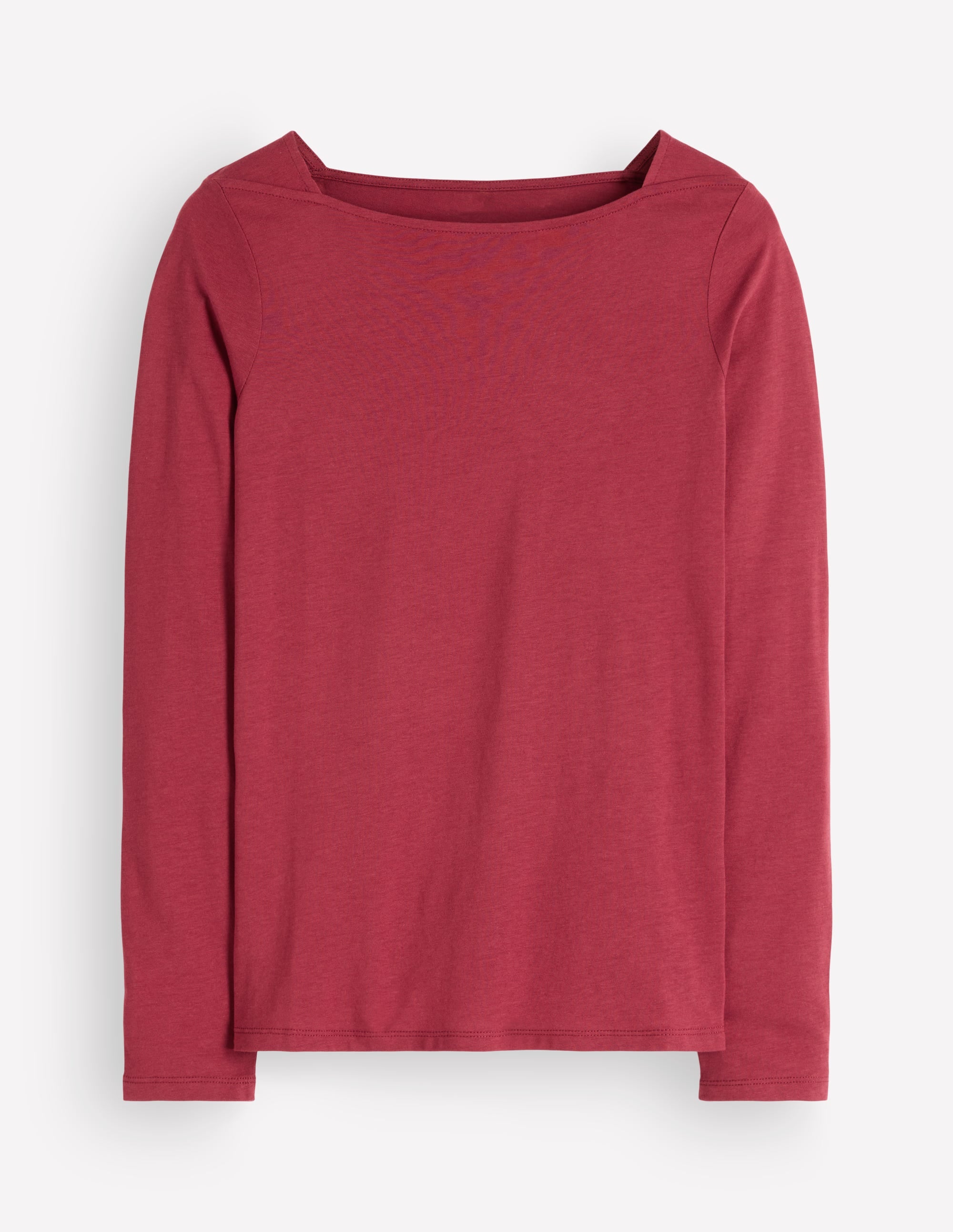 Square Neck Long Sleeve-Rich Chestnut - Image 5