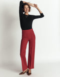Annie Essential Crew Neck Top-Black