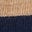 Collar Button Striped Breton-Garnet and Ivory Stripe