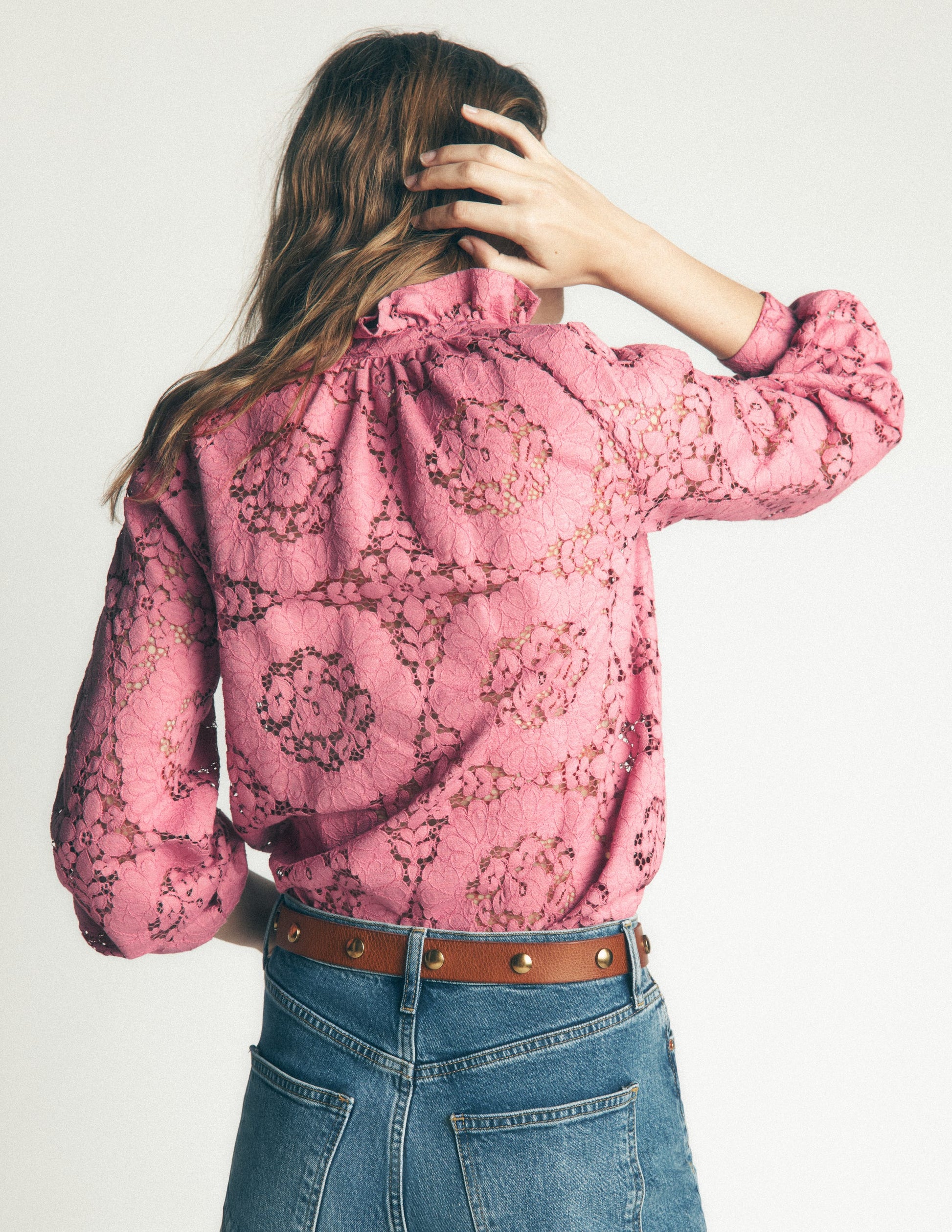 Erica Lace Top-Heather Rose-4