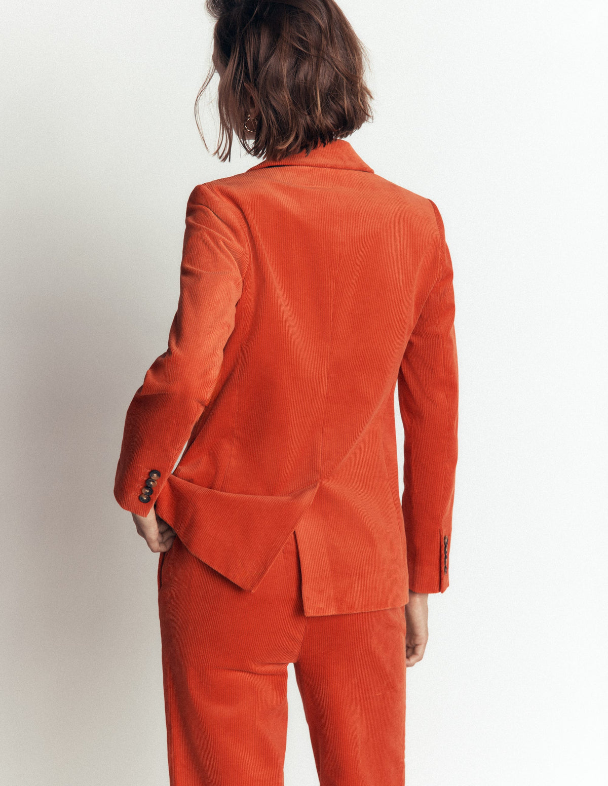 Stamford Cord Blazer-Spiced Ginger - Image 4