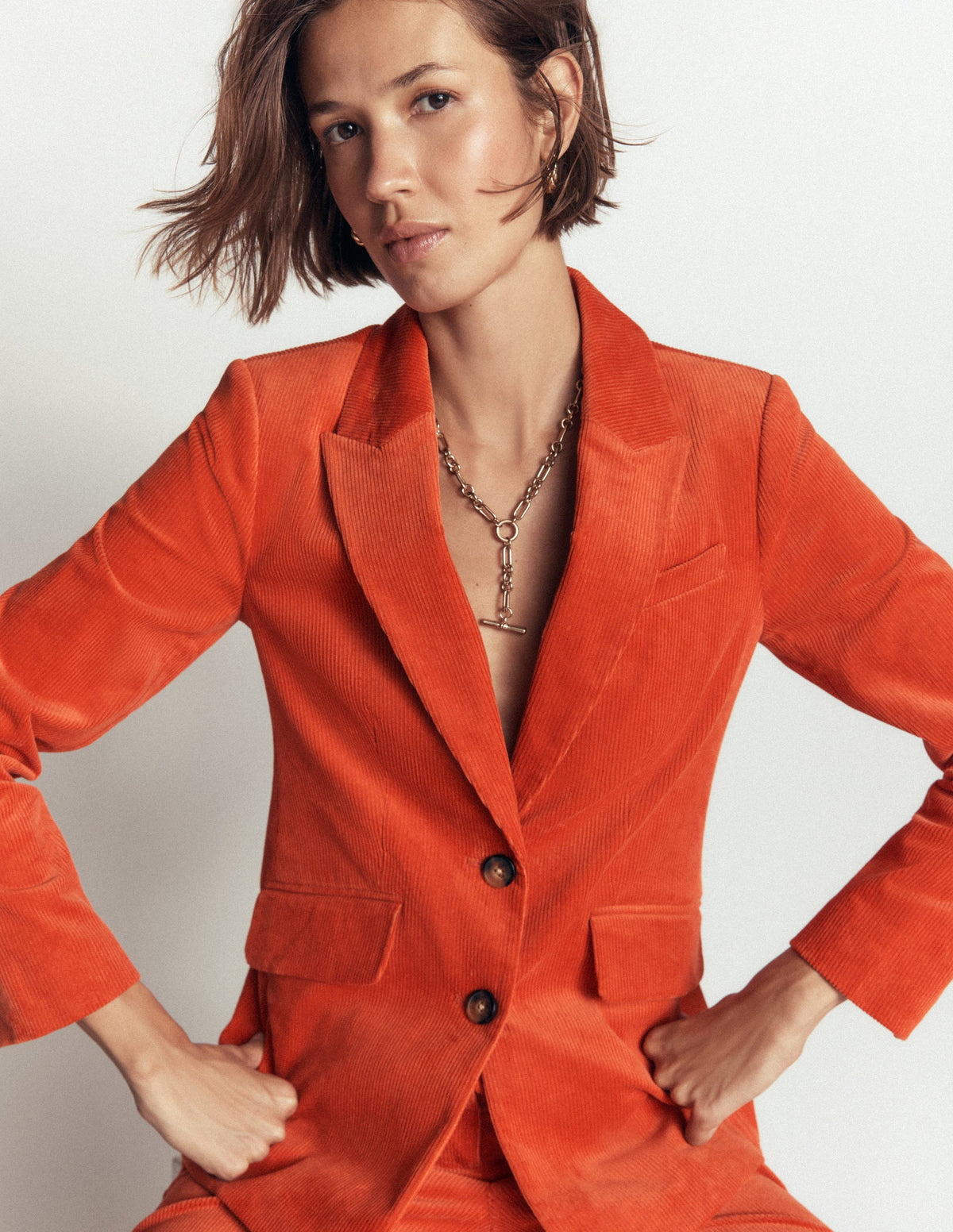 Stamford Cord Blazer-Spiced Ginger-8