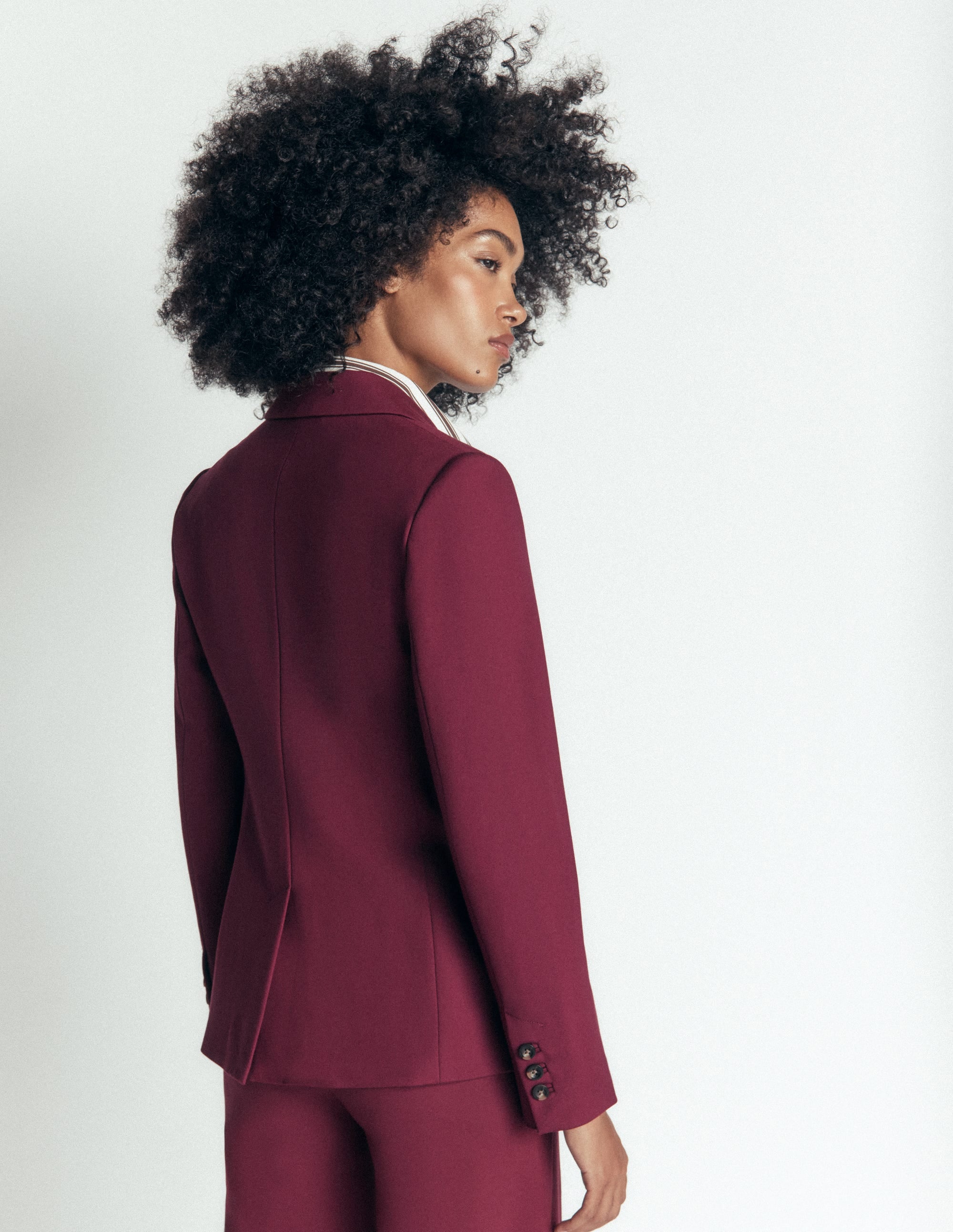 Stamford Ponte Blazer-Deep Wisteria - Image 3