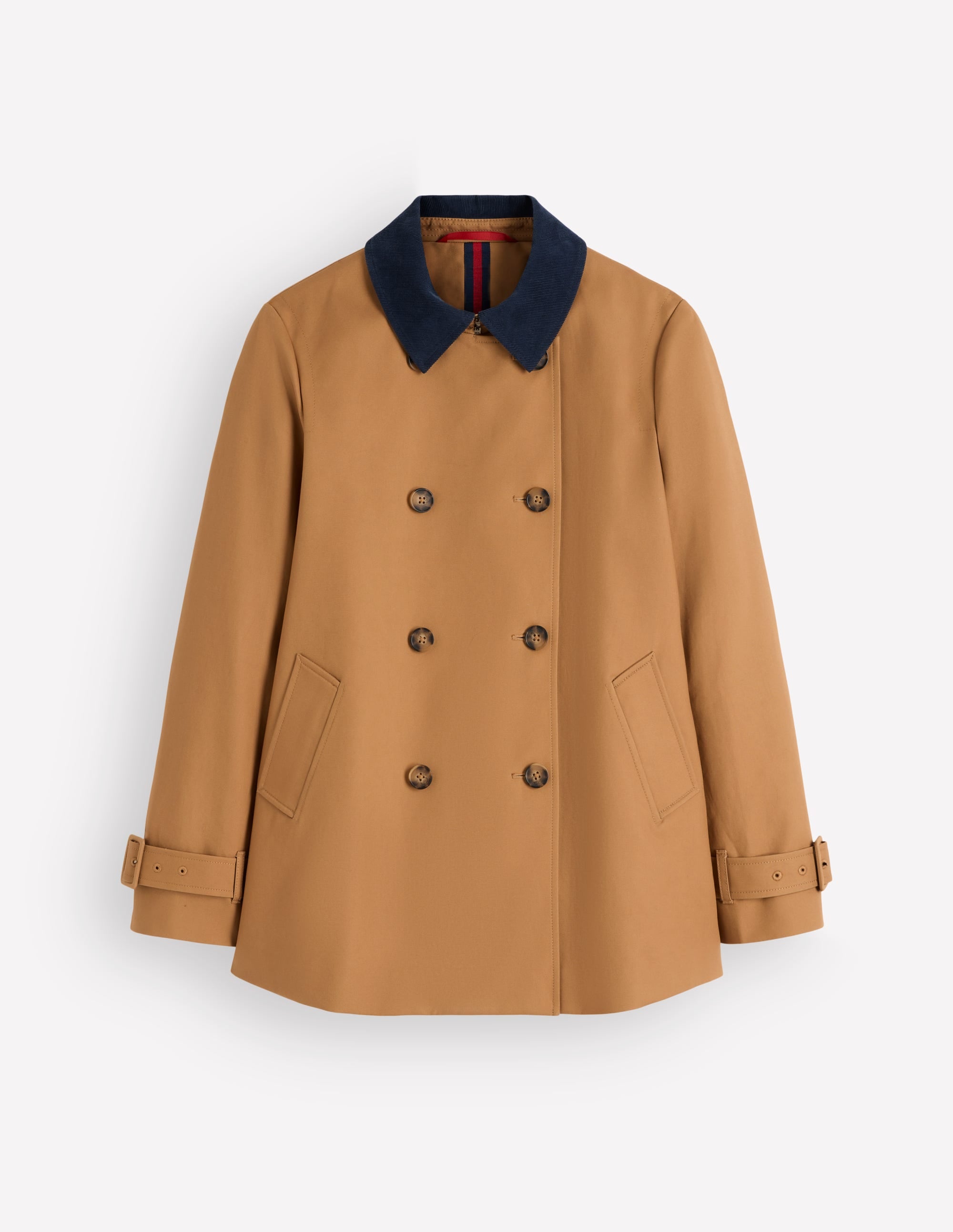 Swing Box Short Trench-Camel - Image 7