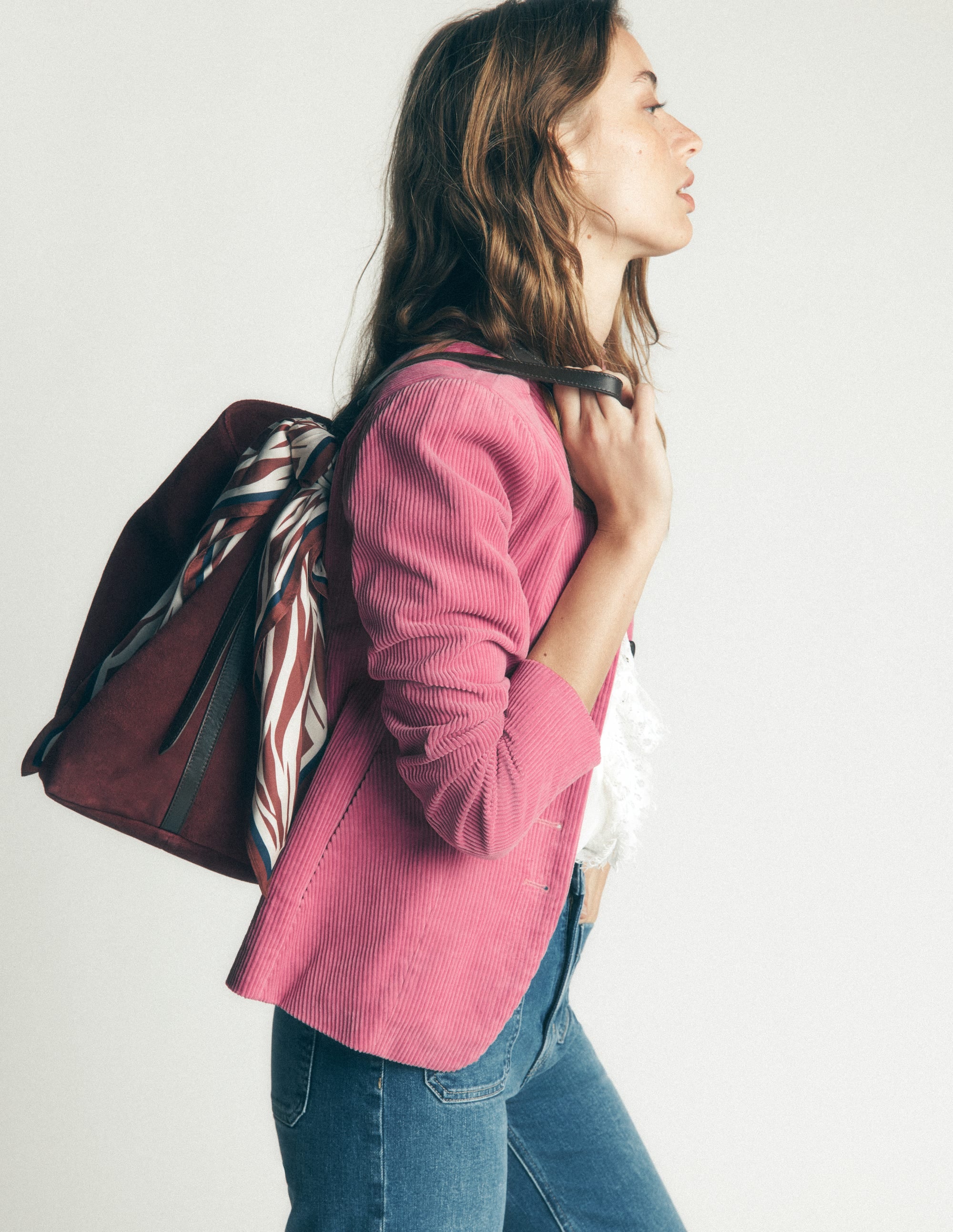 Hereford Military Cord Jacket-Pink Heather - Image 6