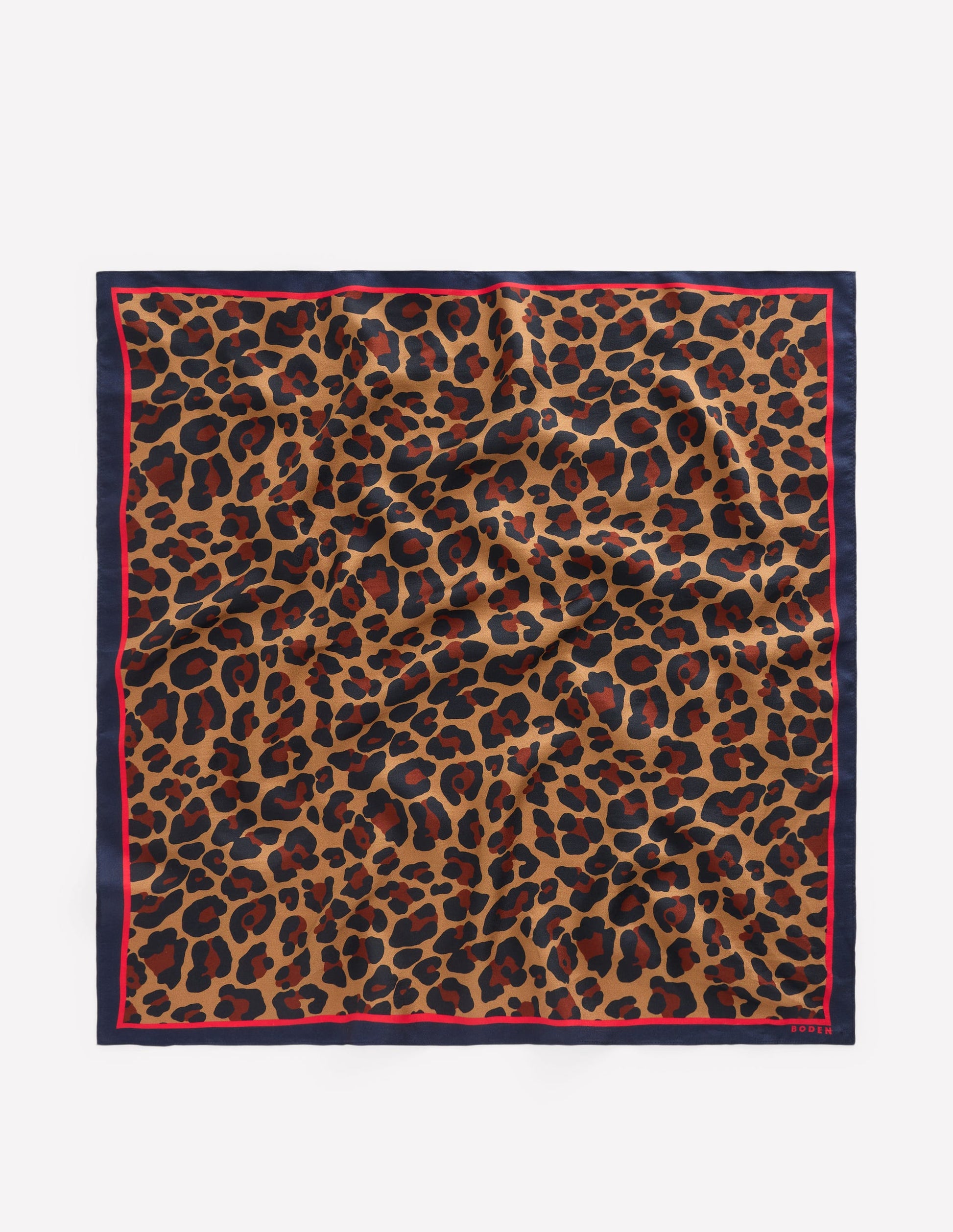 Elisabeth Silk Square Scarf-Multi, Cheetah Pop-4