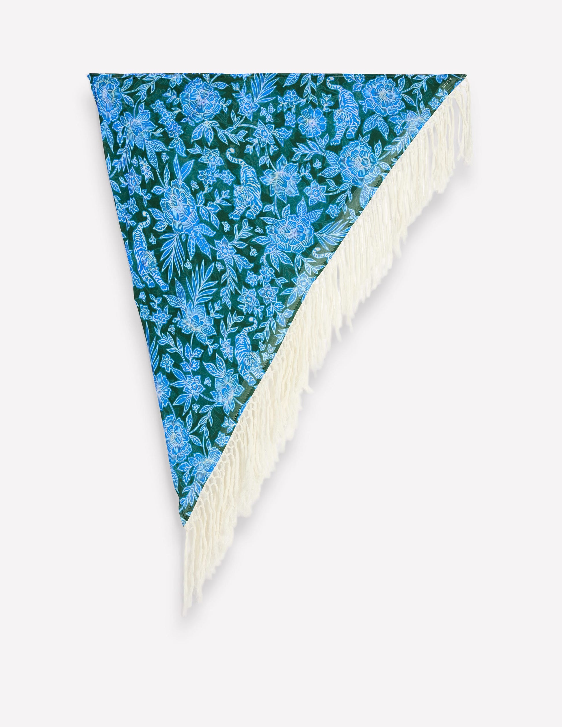 Tassel Sarong-Dark Green, Tigers Paradise-4