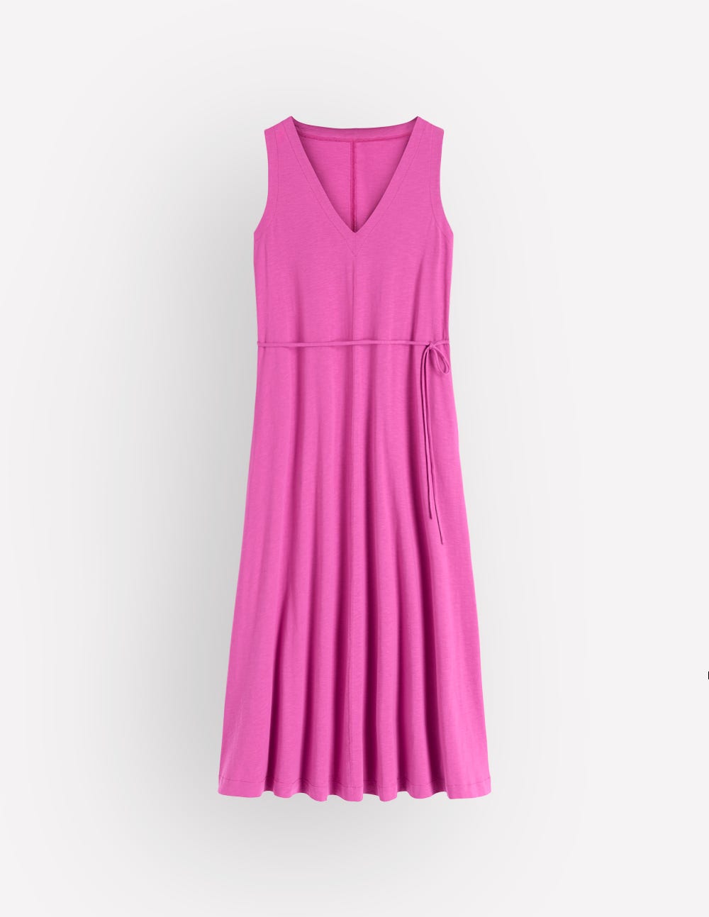 Mia V-neck Jersey Midi Dress-Passion Flower-7