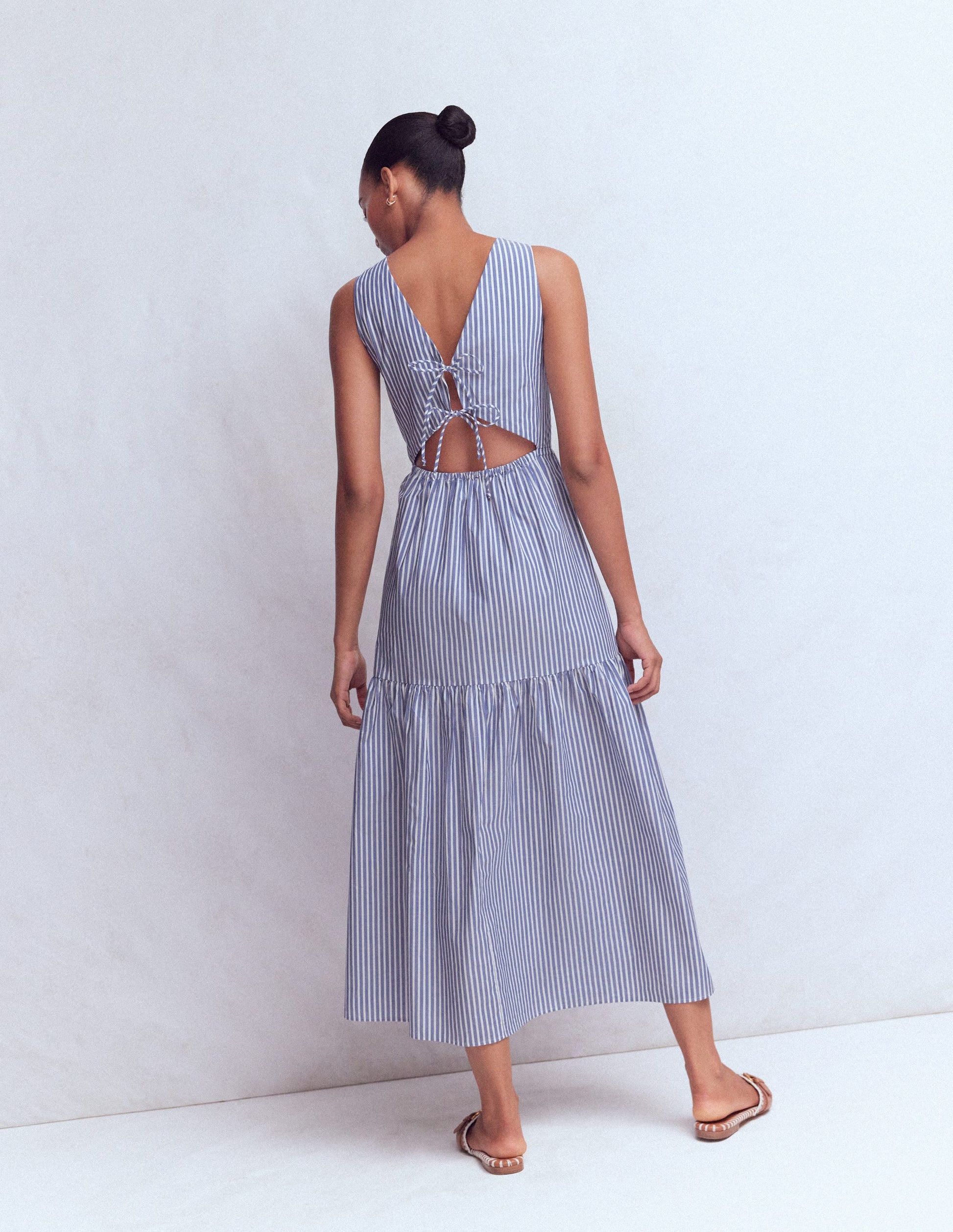 Sleeveless Poplin Dress-Surf the Web Stripe | Boden UK Sleeveless Poplin Dress-Surf the Web Stripe | Boden UK