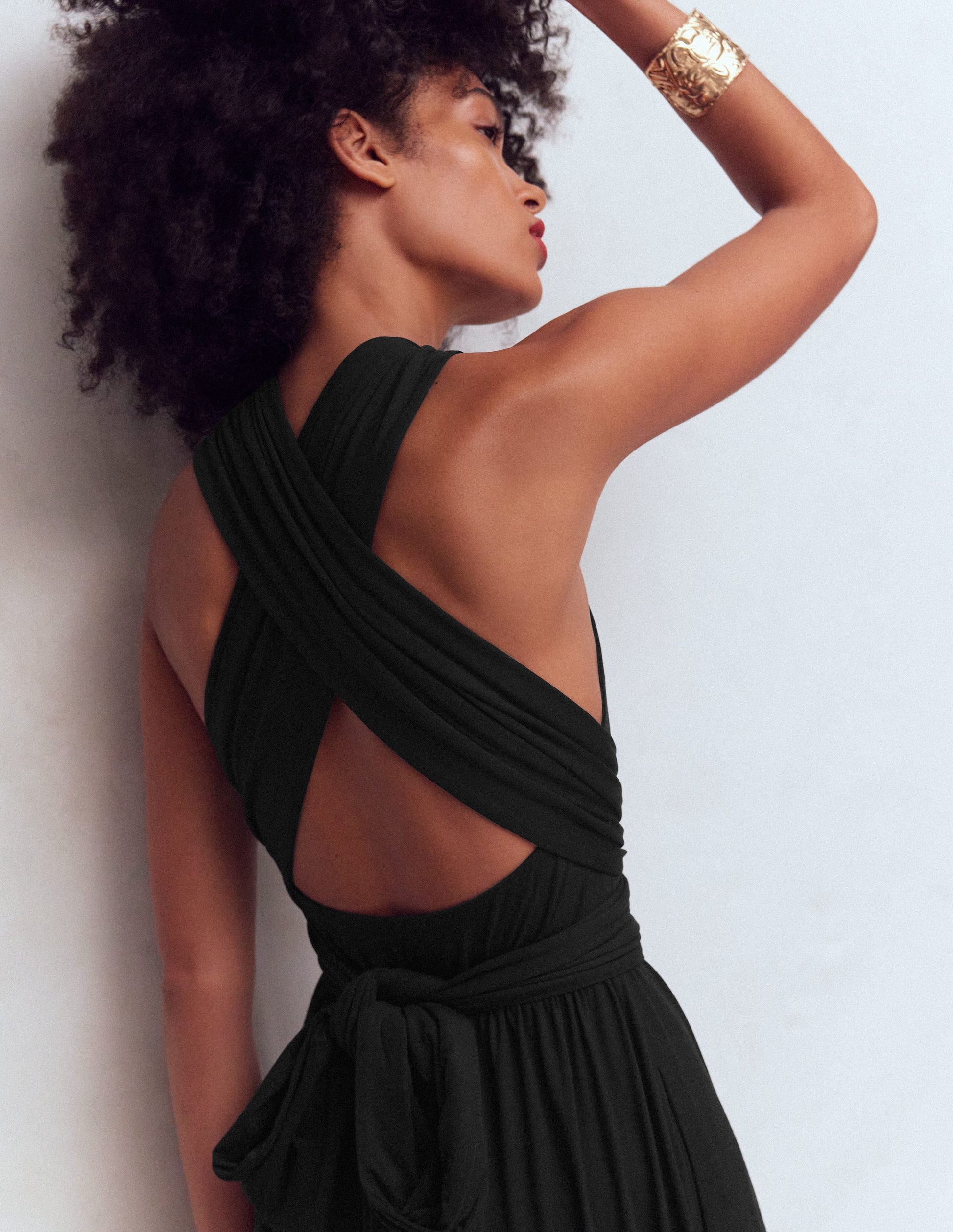 Multiway Jersey Maxi Dress-Black-2
