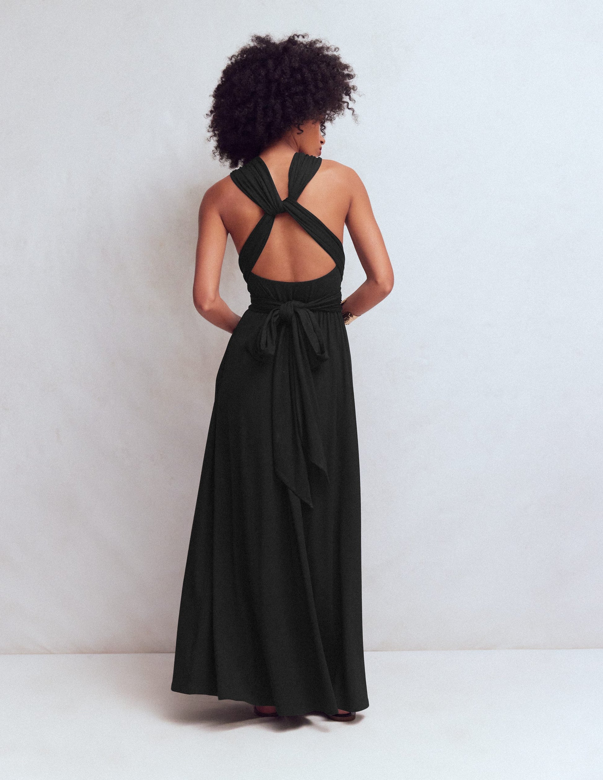 Multiway Jersey Maxi Dress-Black-3