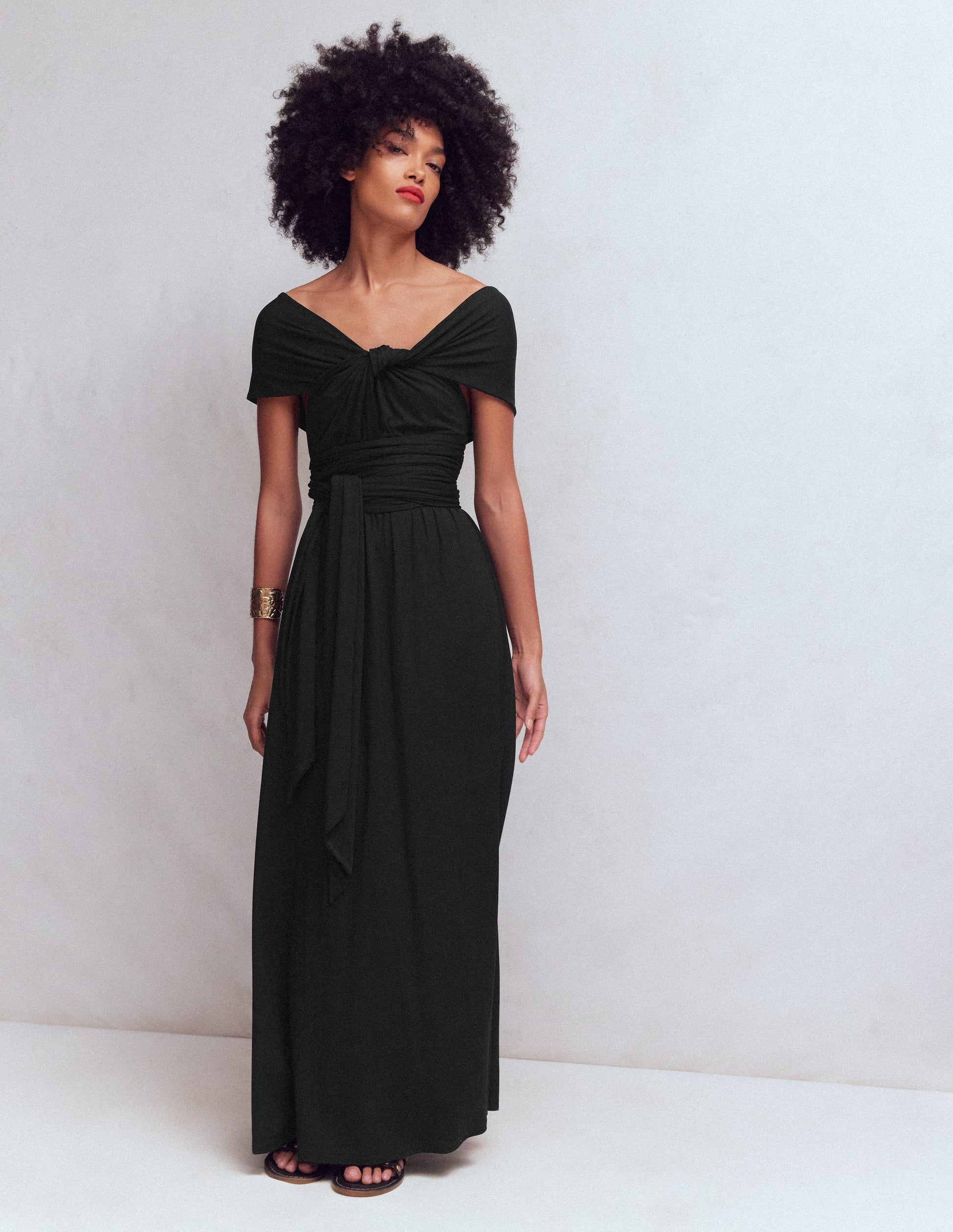 Multiway Jersey Maxi Dress-Black-7